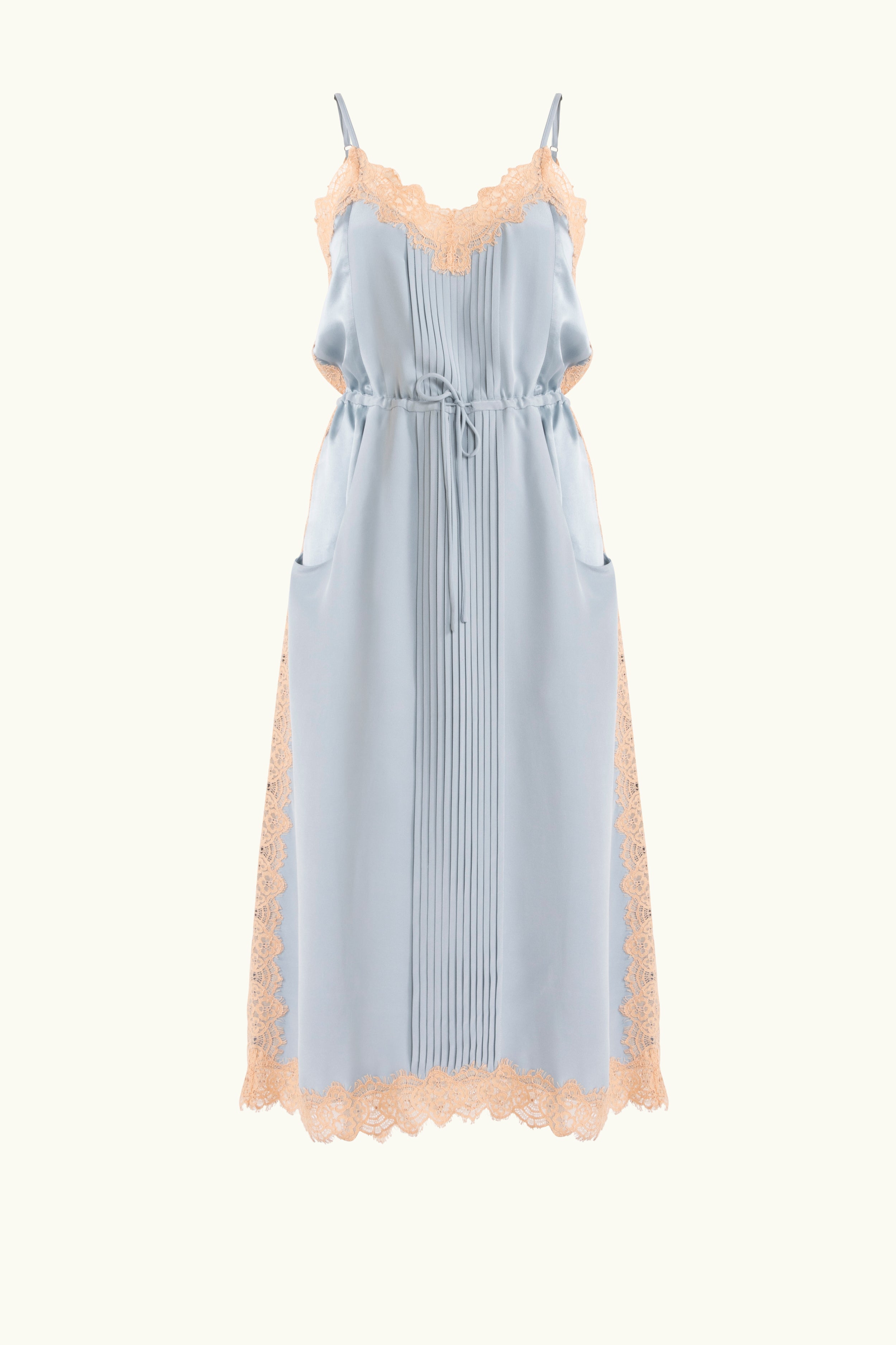 Brodie Silk & Lace Cami Dress