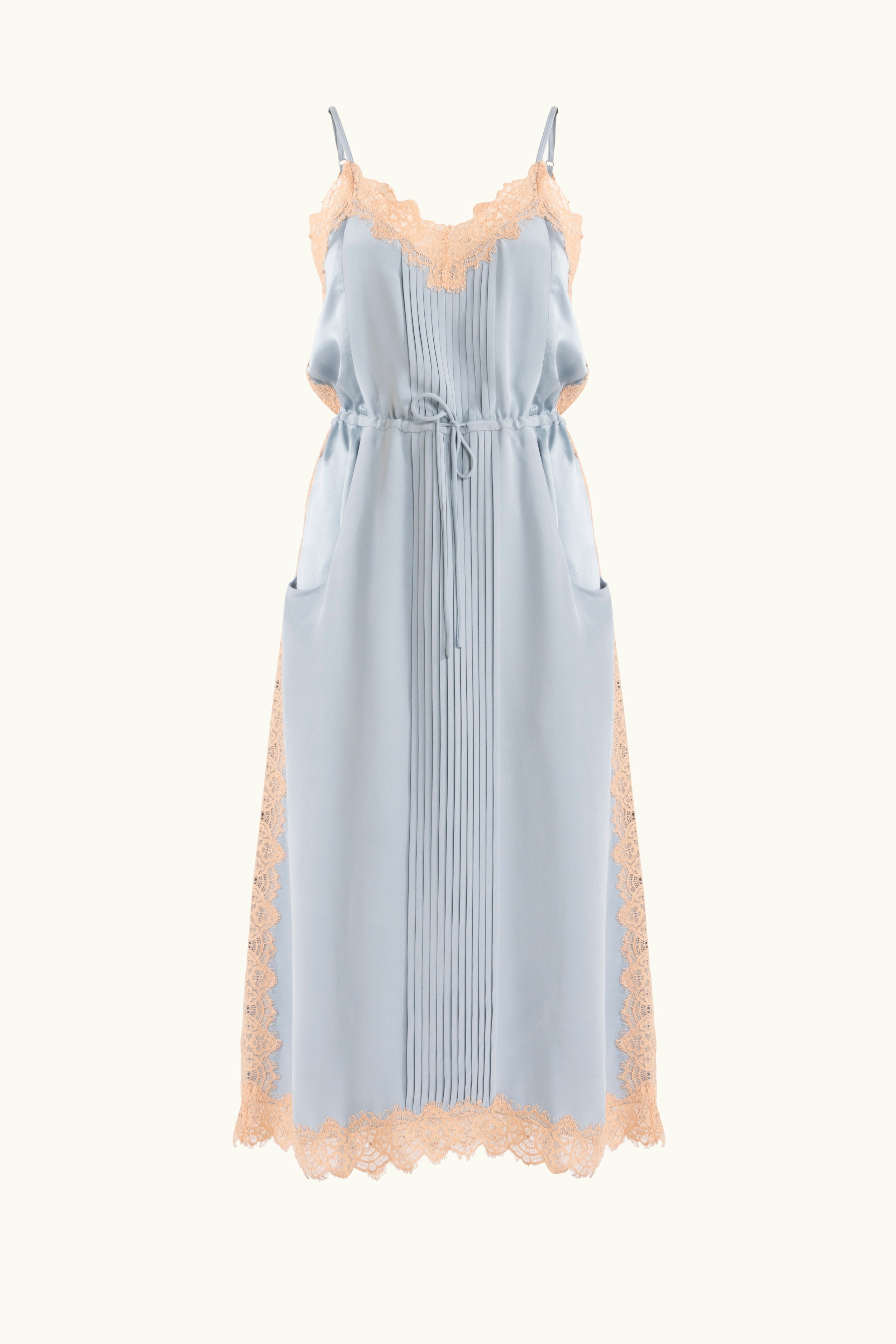 Brodie Silk & Lace Cami Dress