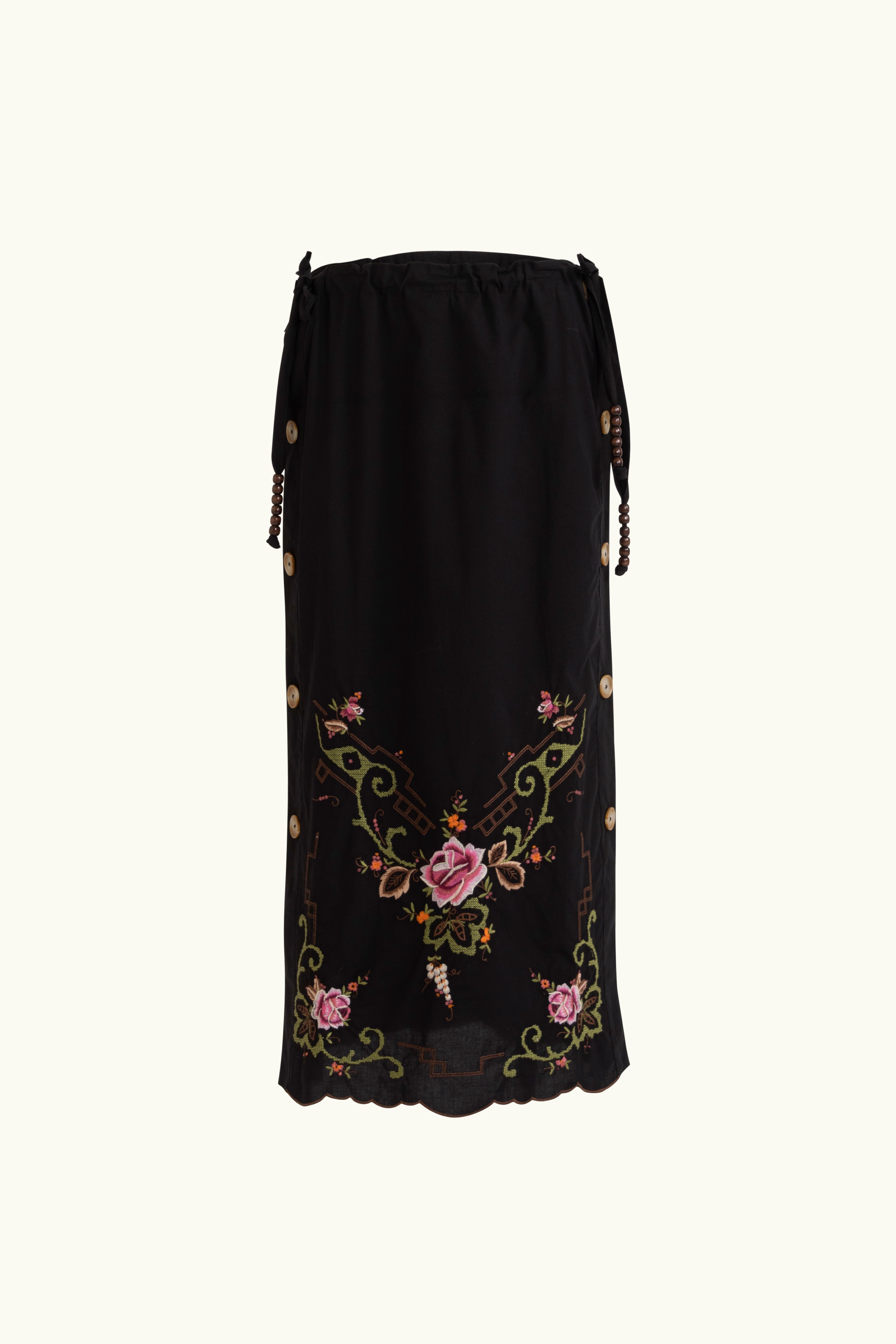 Esther Embroidered Cotton Skirt