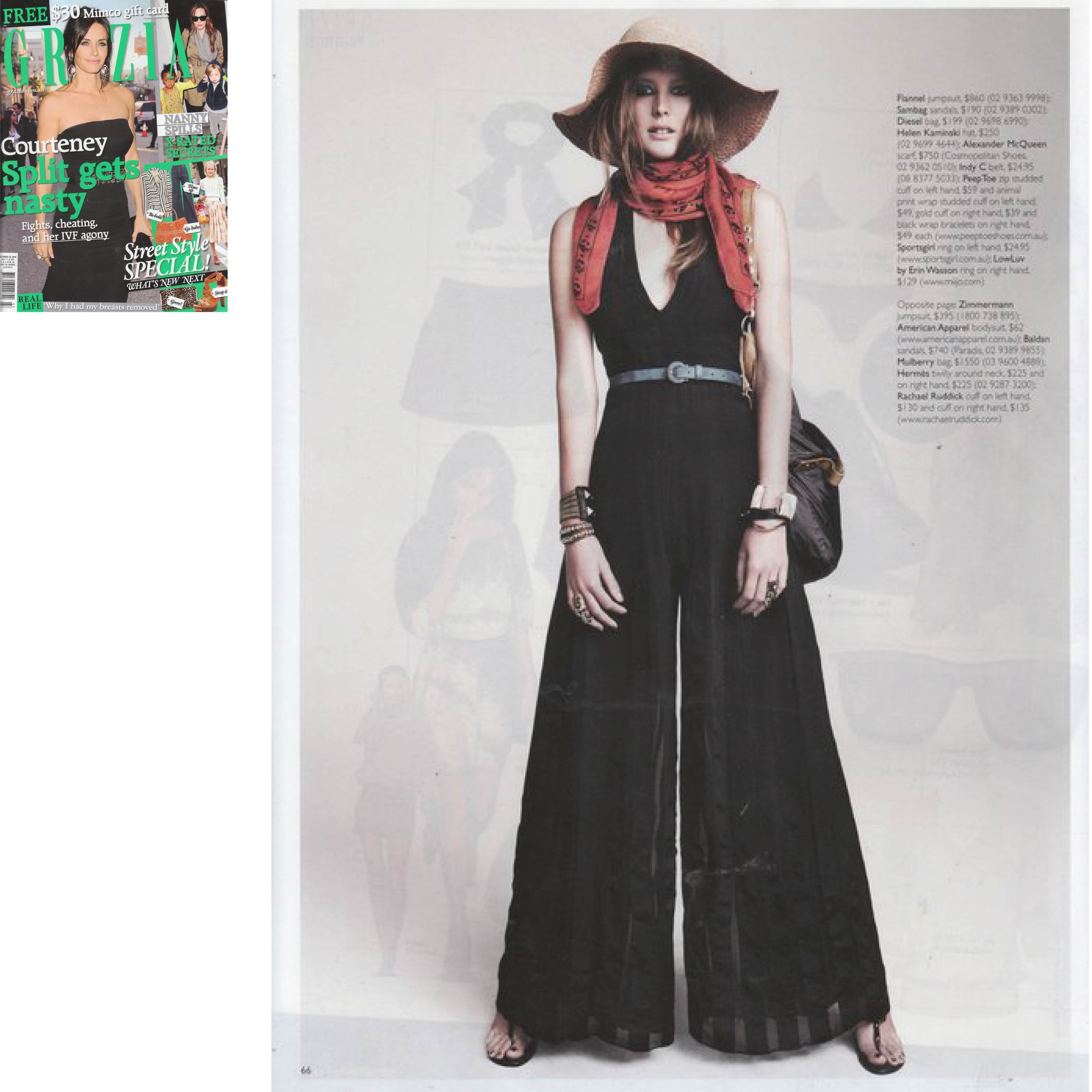 FLANNEL Editorial clippings