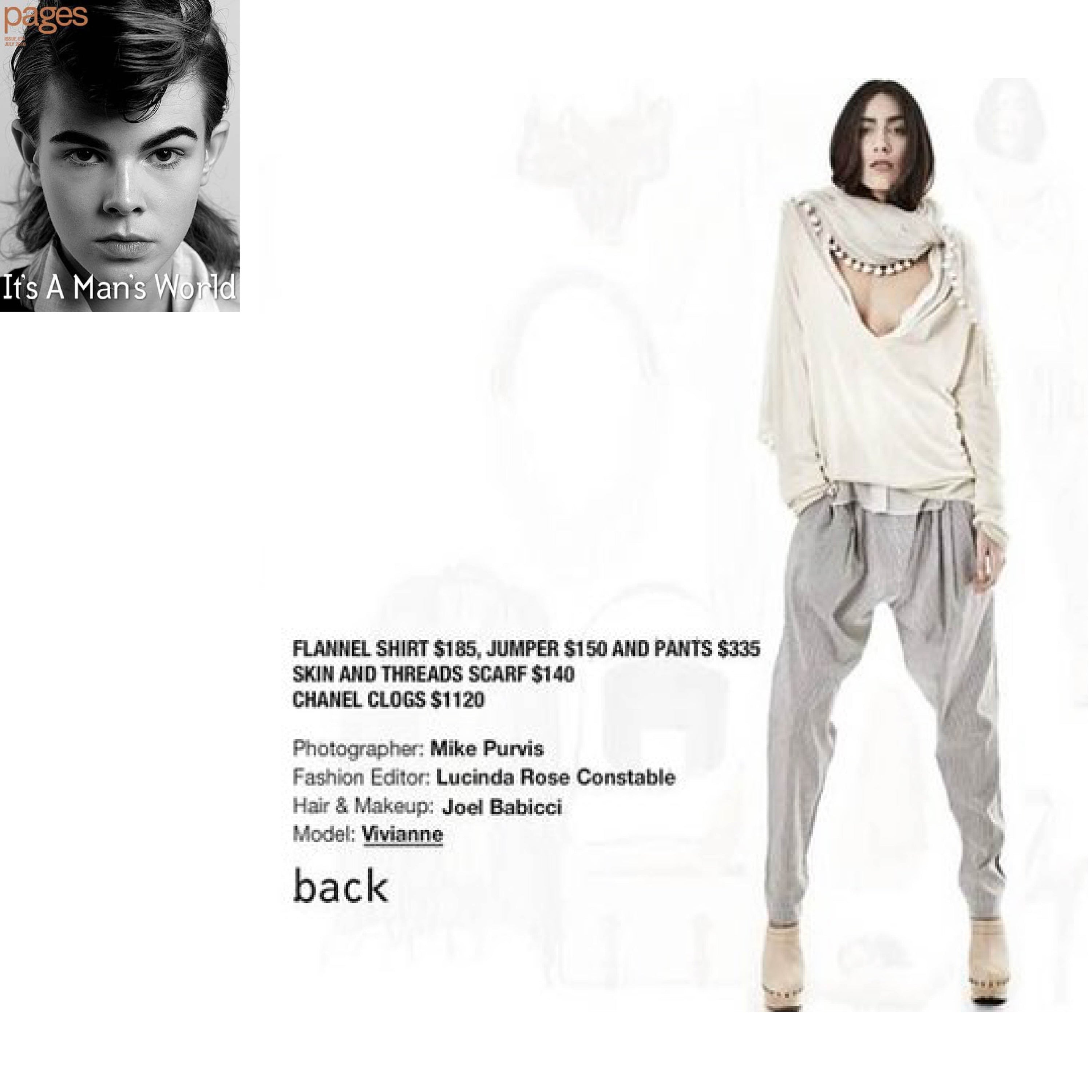 FLANNEL Editorial clippings