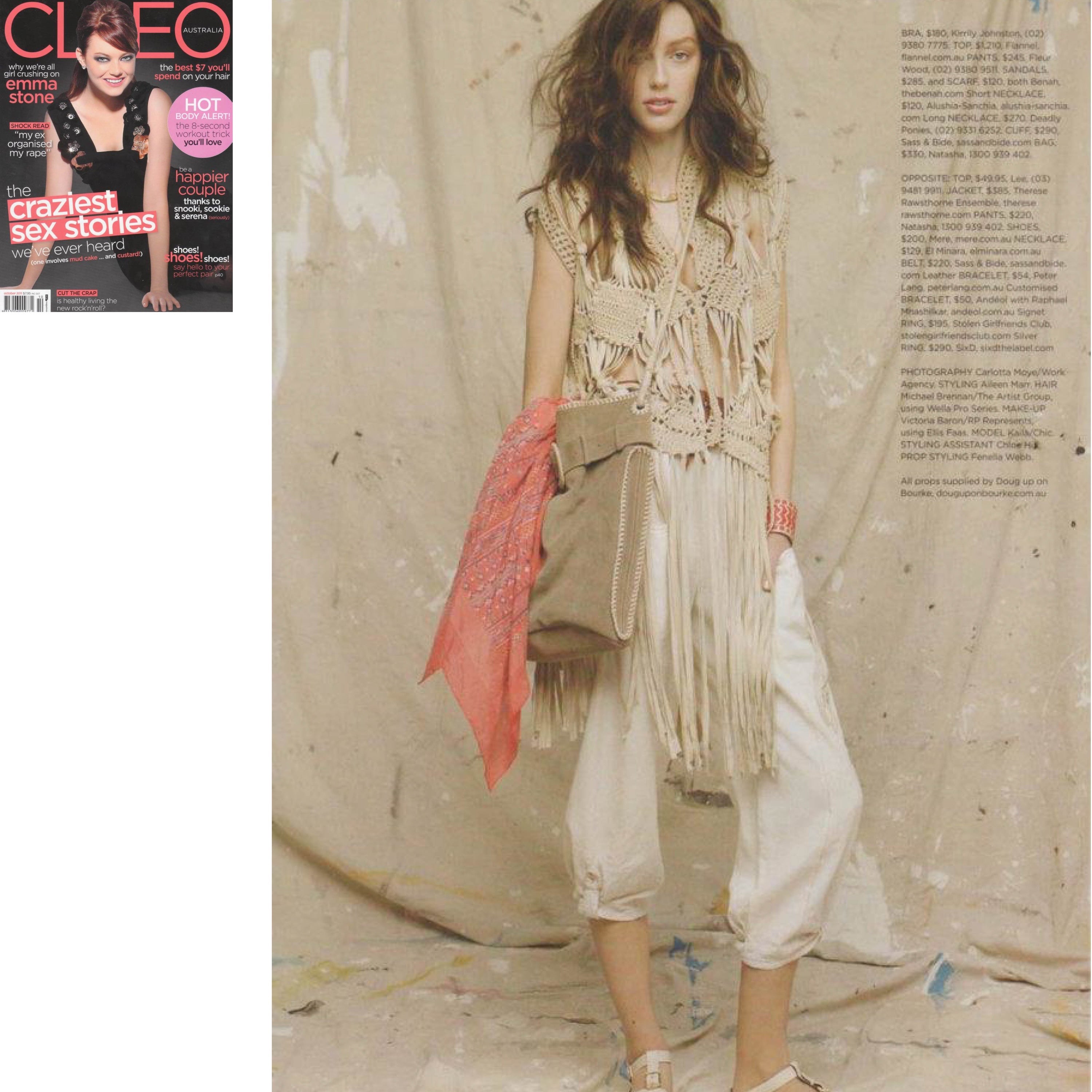 FLANNEL Editorial clippings