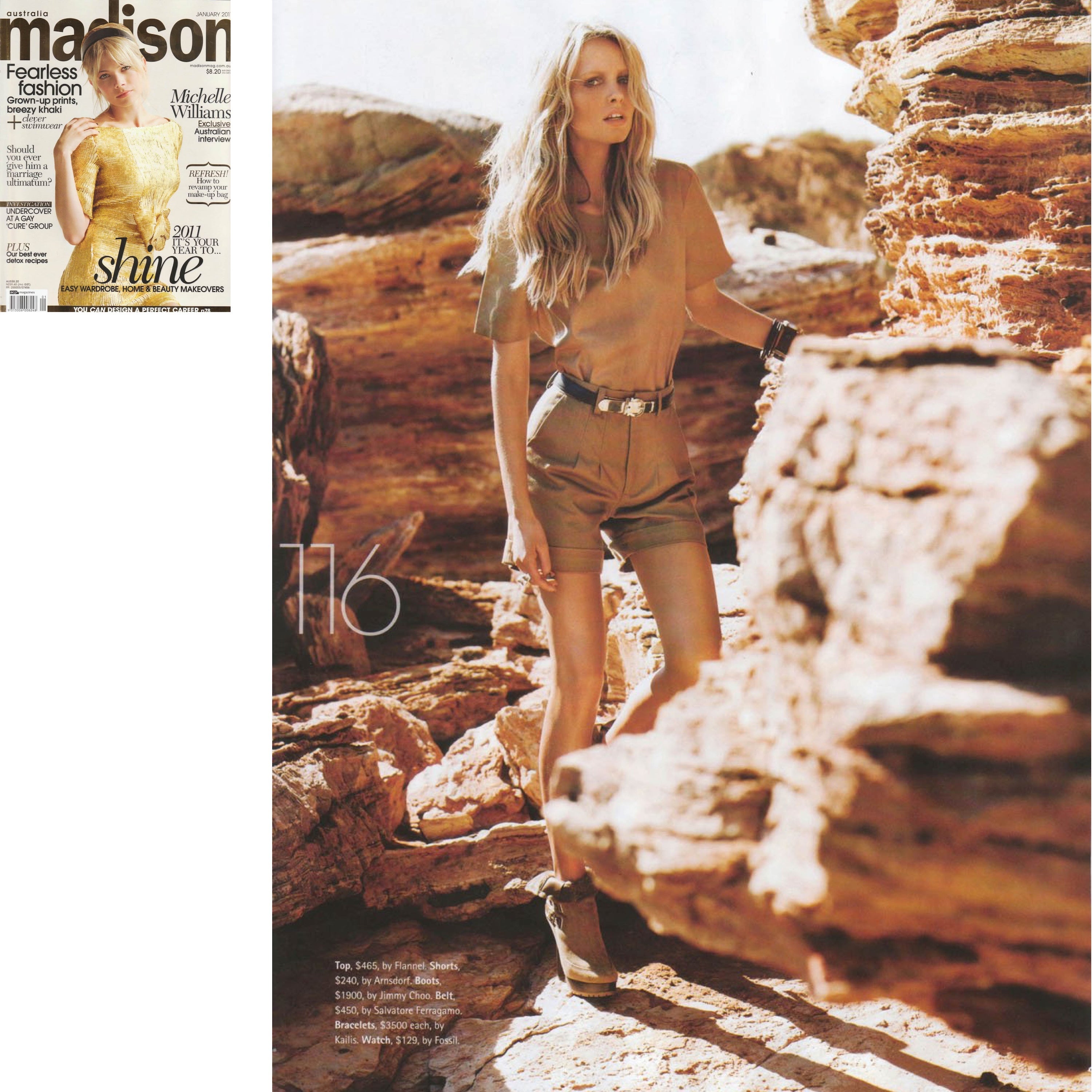 FLANNEL Editorial clippings