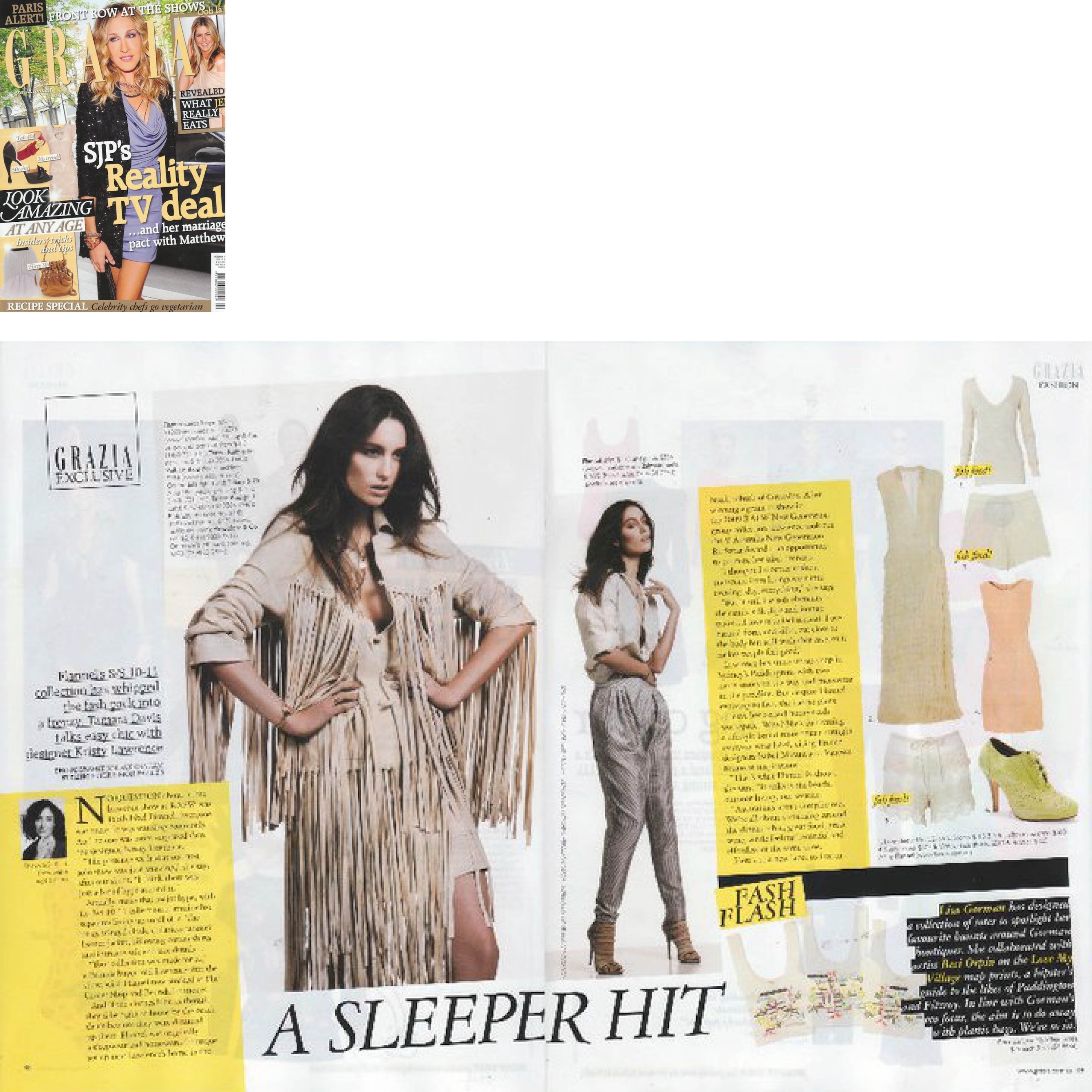 FLANNEL Editorial clippings