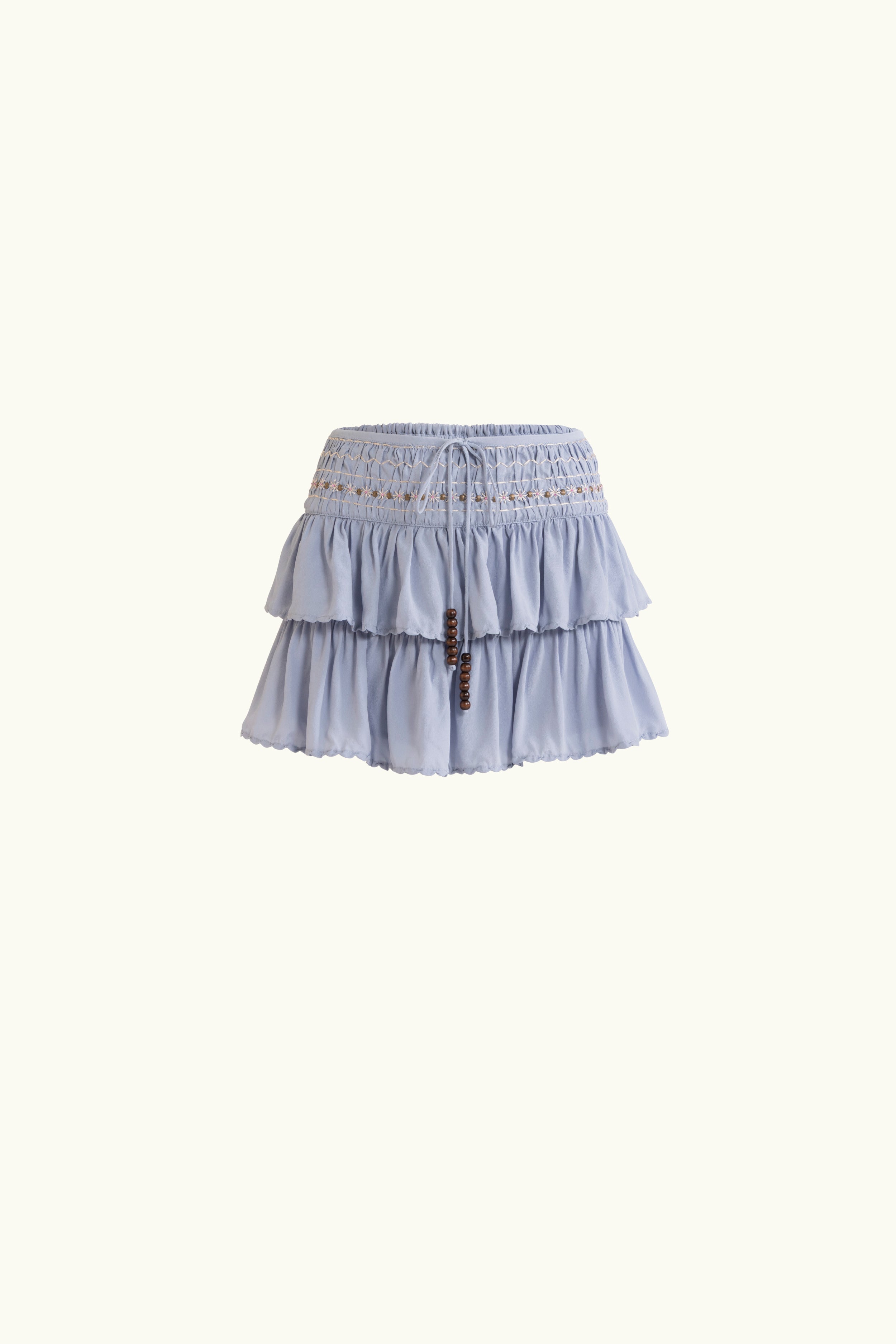 Gemini Crepe De Chine Frill Short