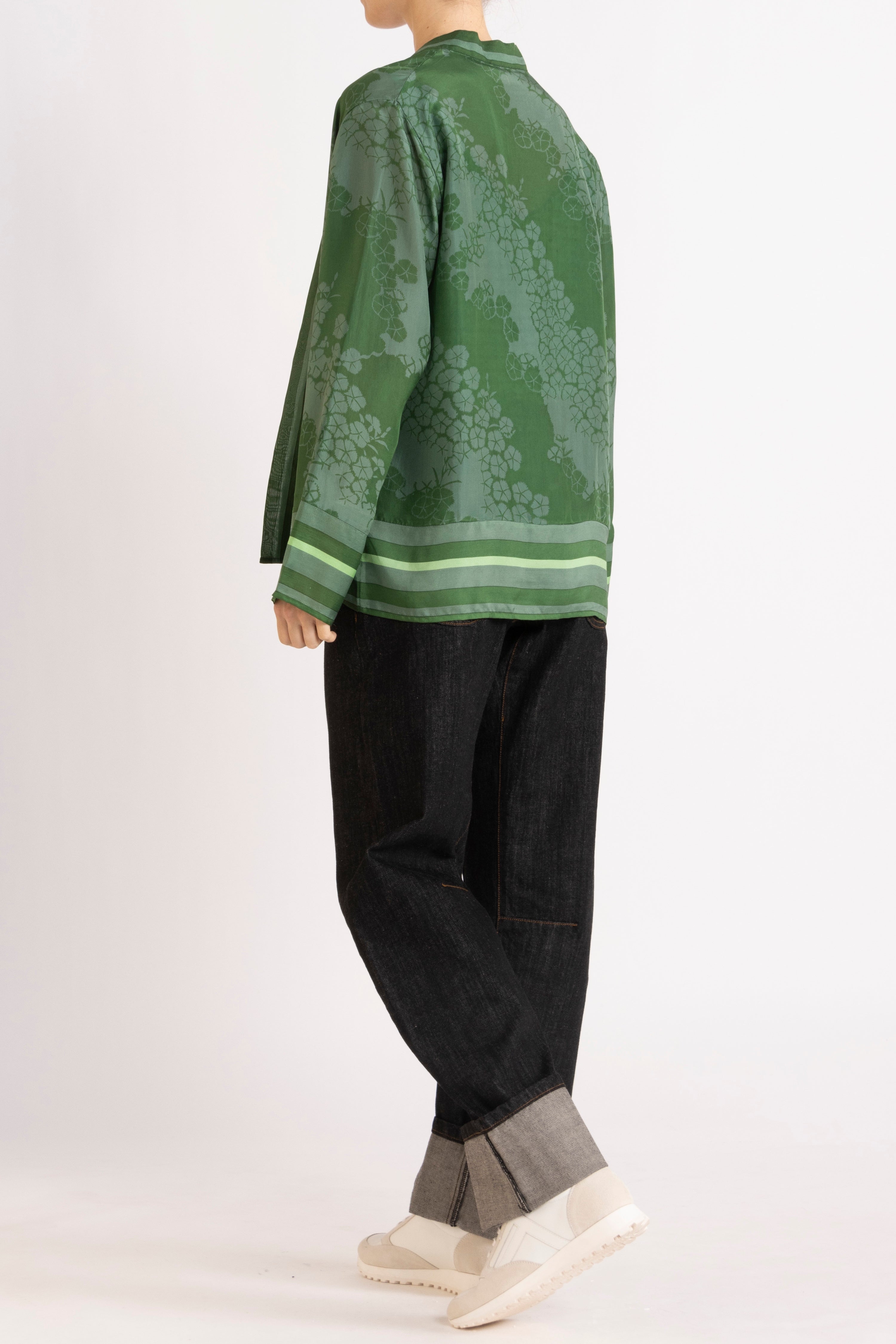 Arden Printed Silk Jacket