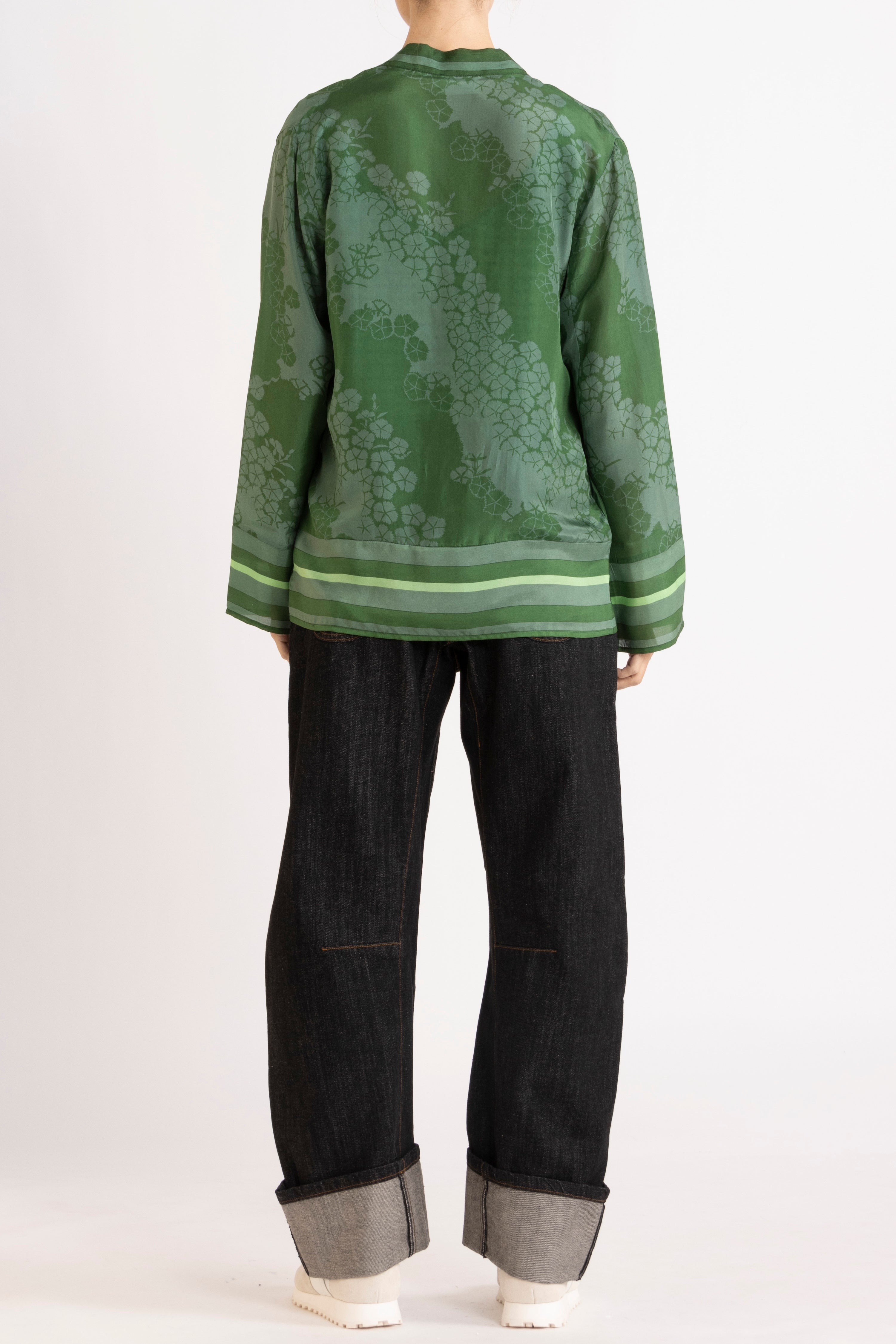 Arden Printed Silk Jacket