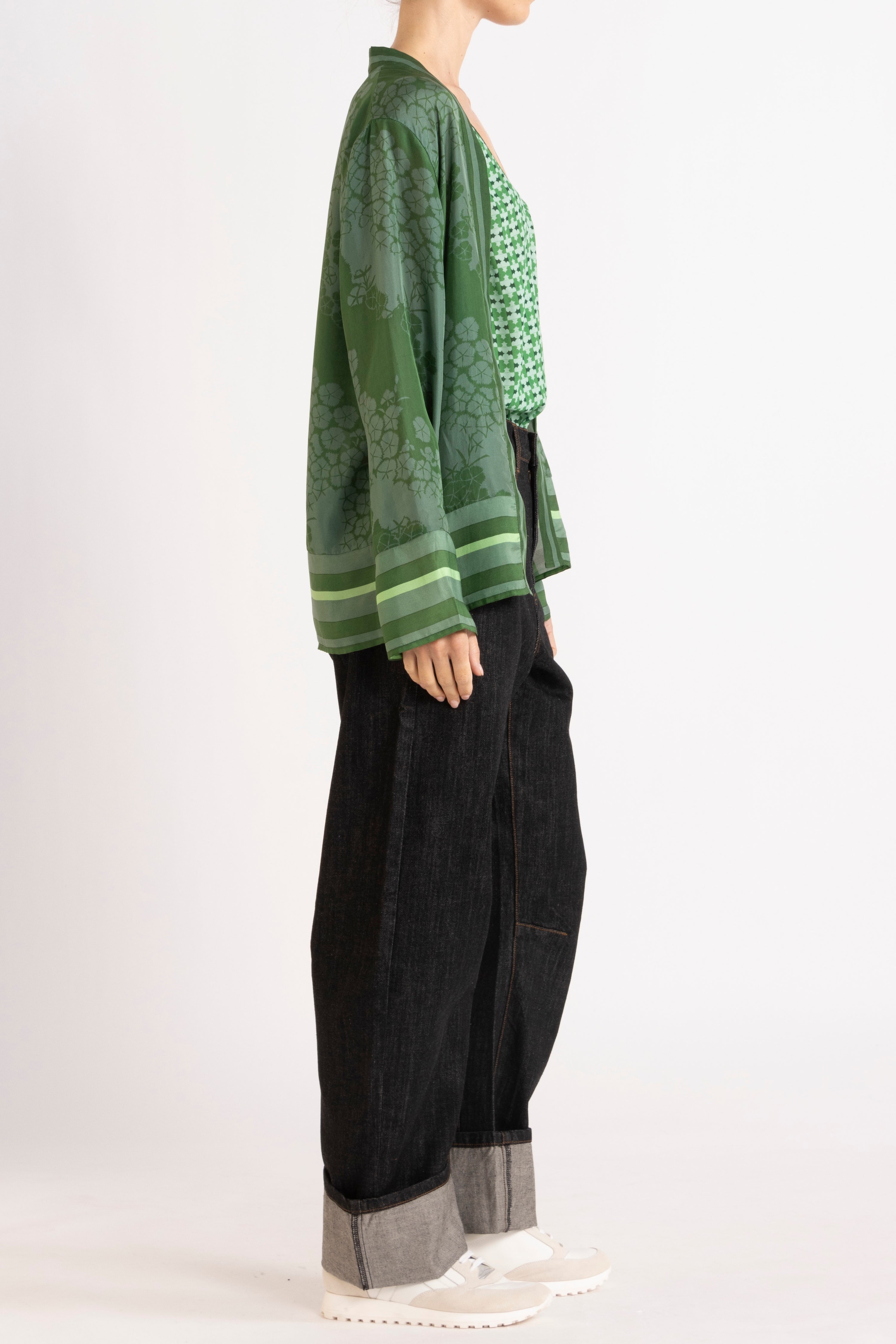 Arden Printed Silk Jacket
