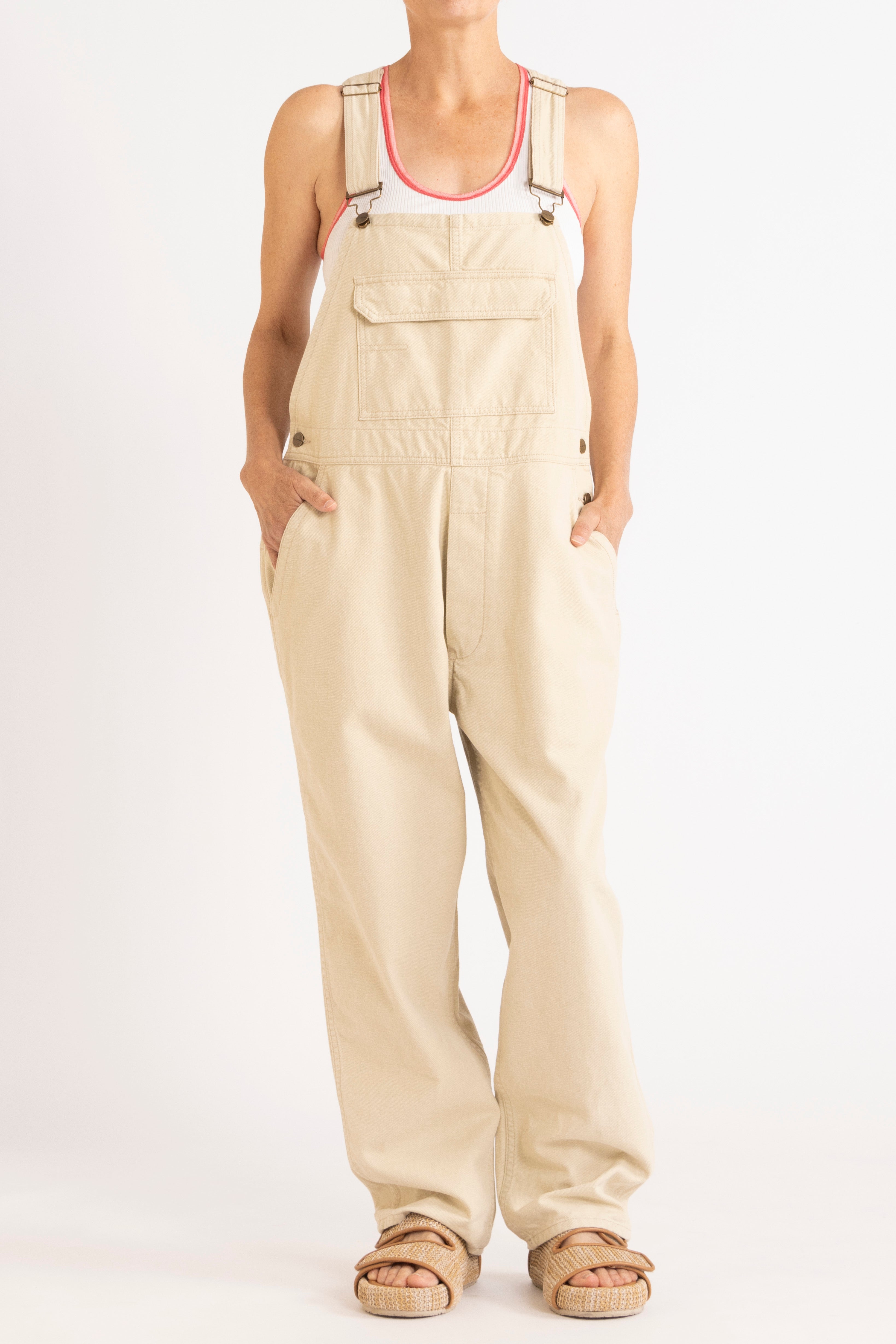 Melina Cotton Twill Overalls