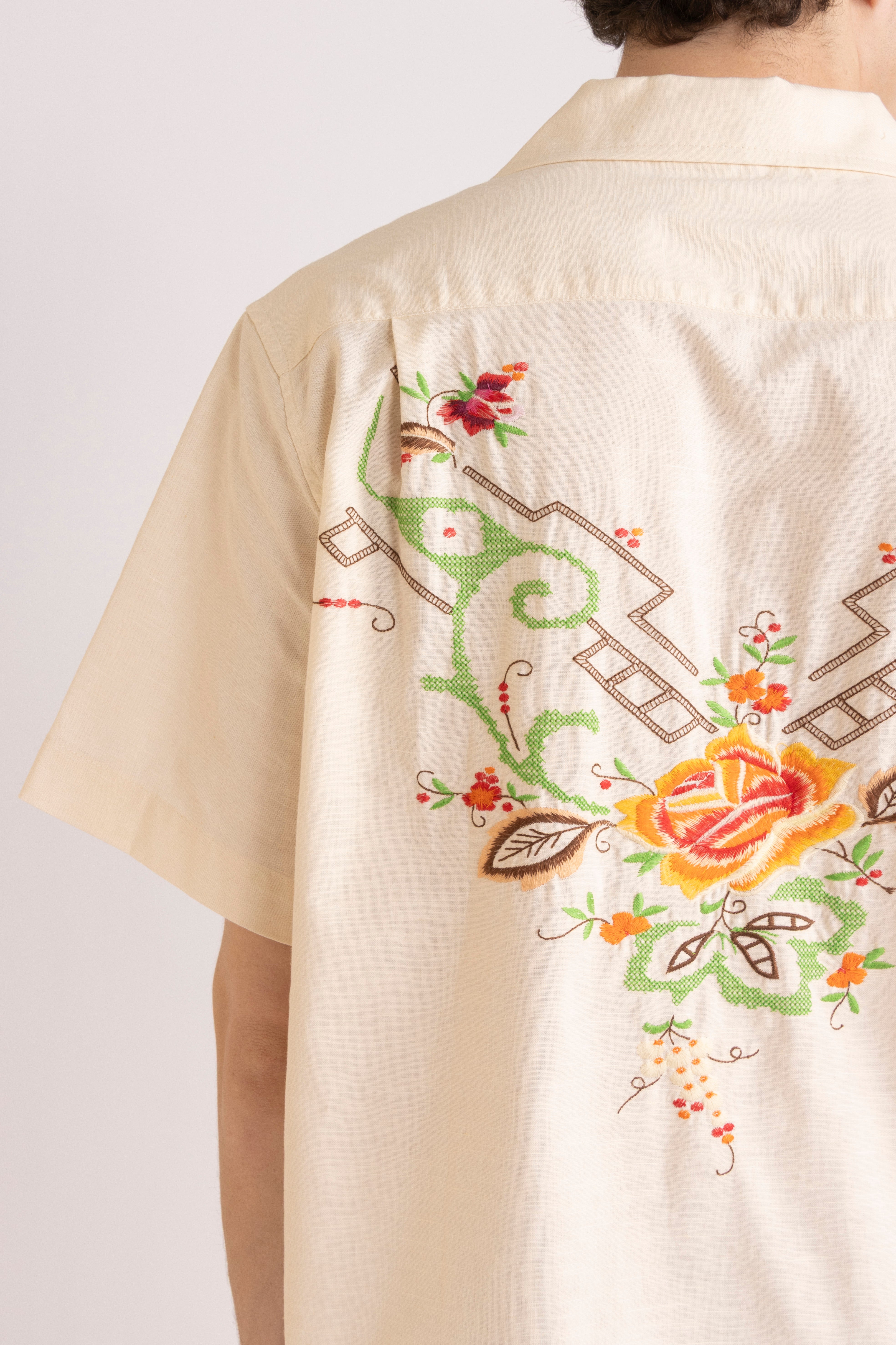 Emilio Embroidered Short Sleeve Shirt