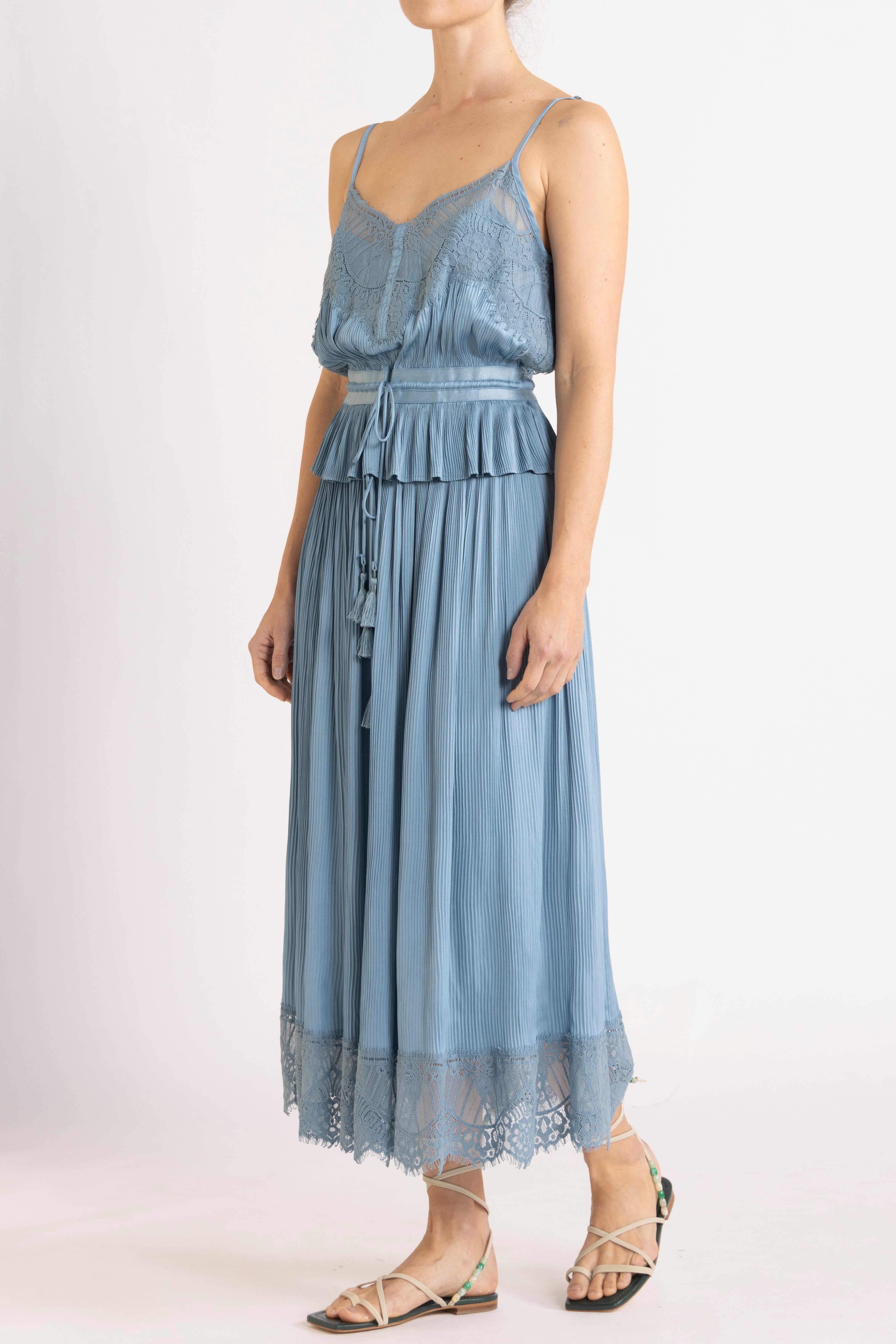 Valerie Lace Pleat Skirt