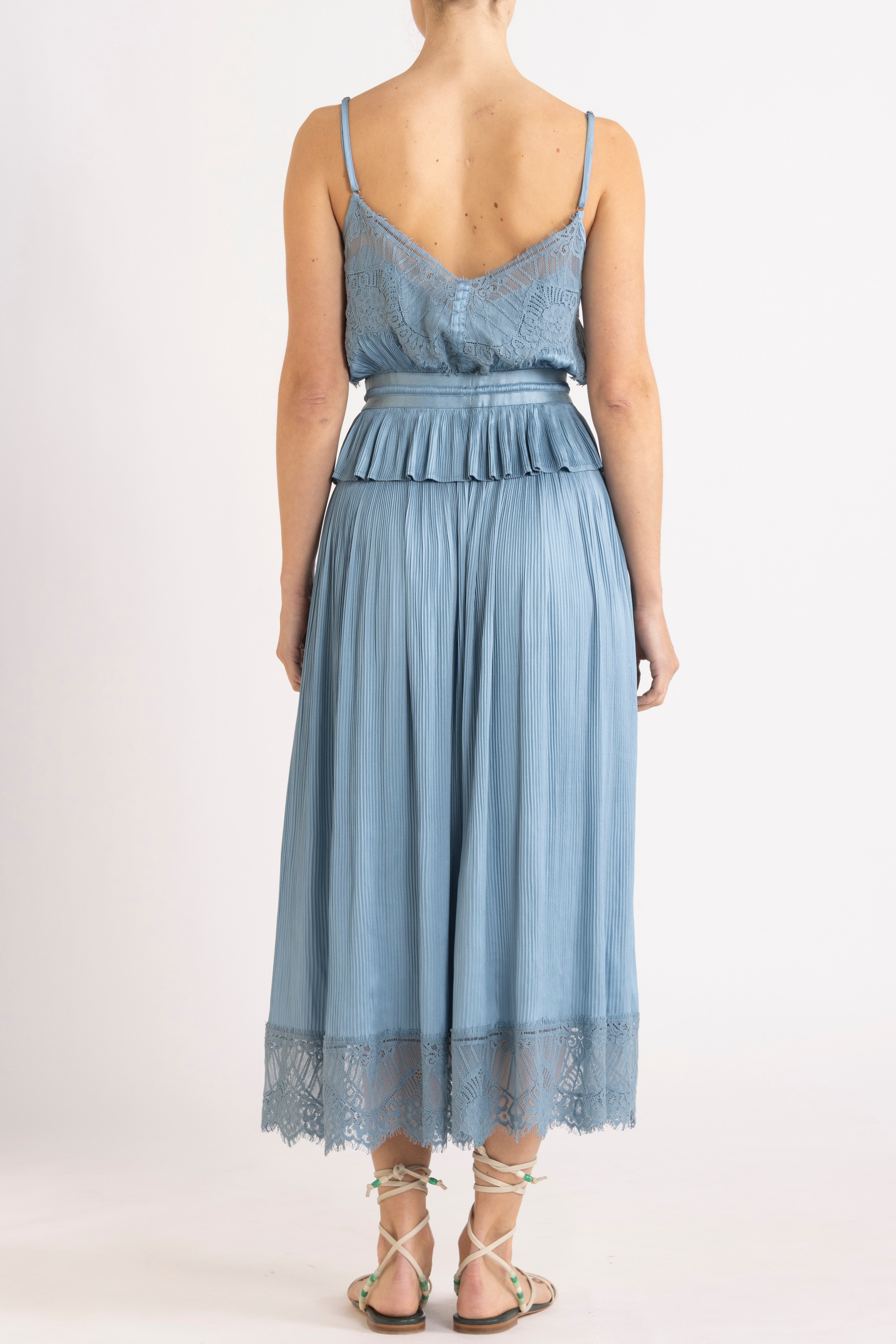 Valerie Lace Pleat Skirt