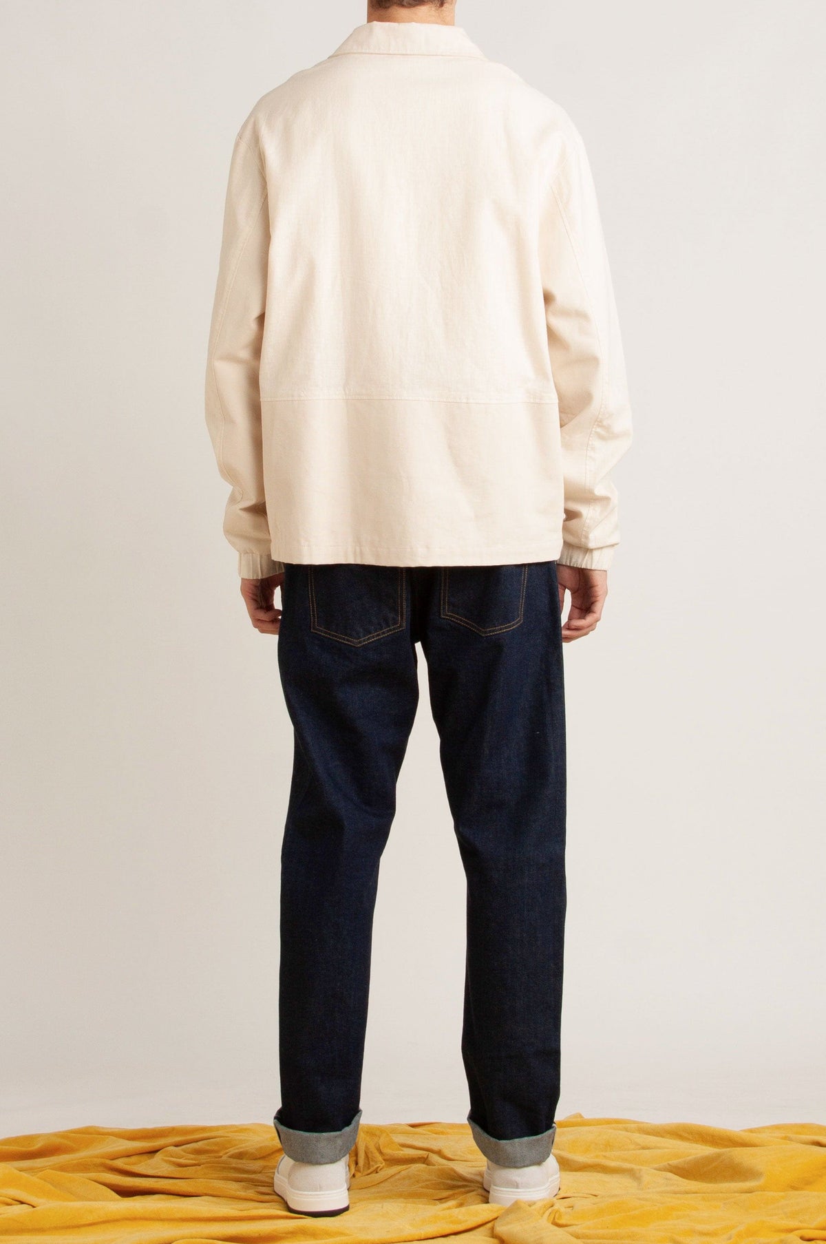 Essex Half Zip Linen Jacket