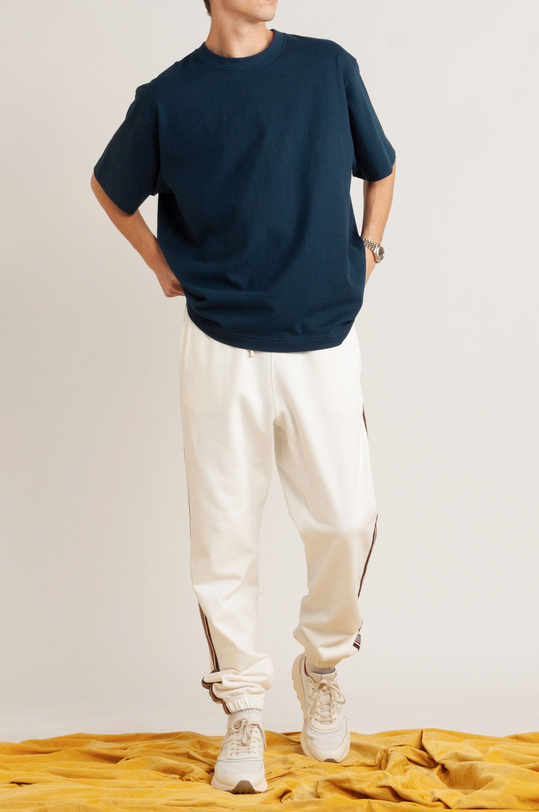 Magnus Relaxed Cotton Track Pant