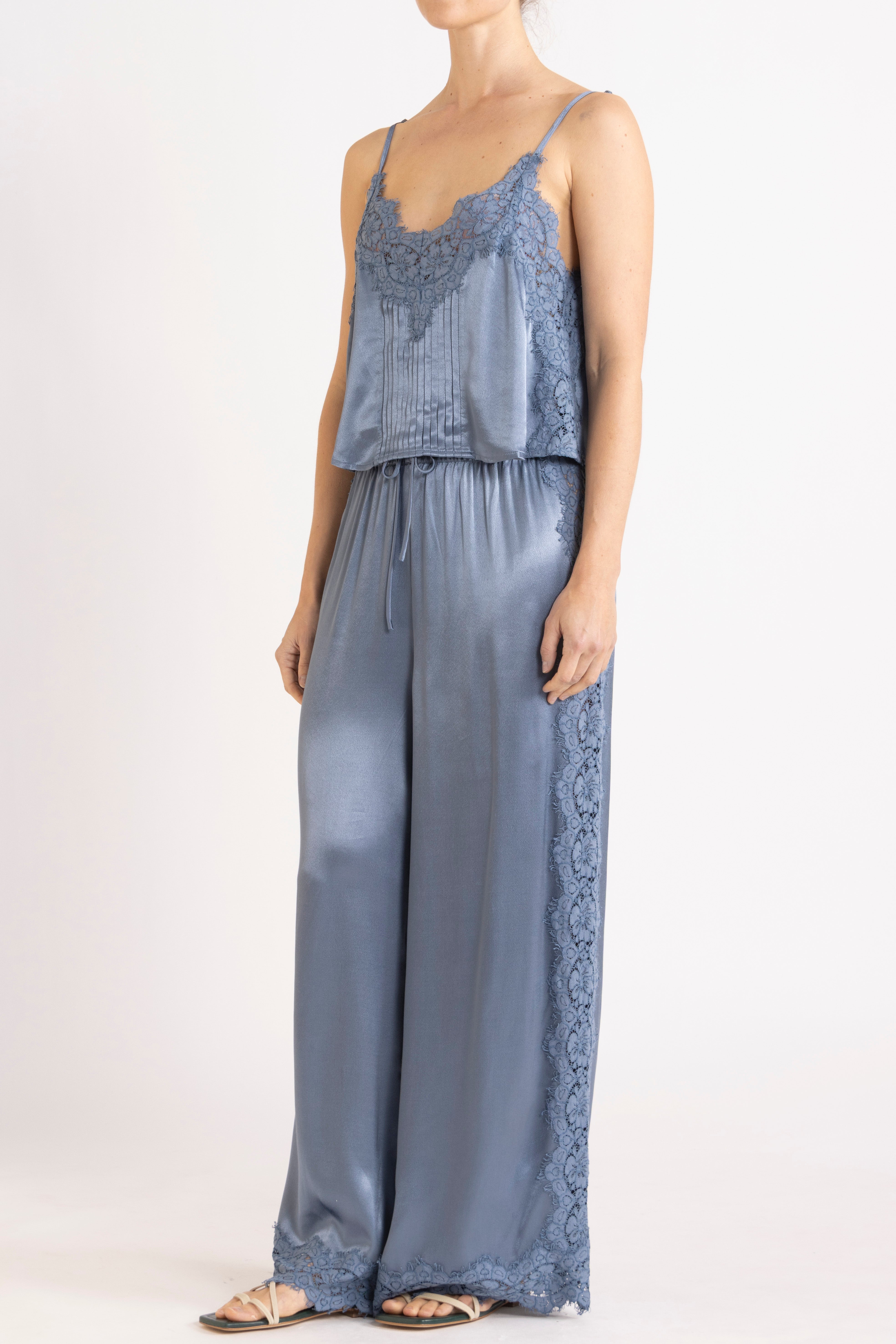 Lenny Satin Lace Cami