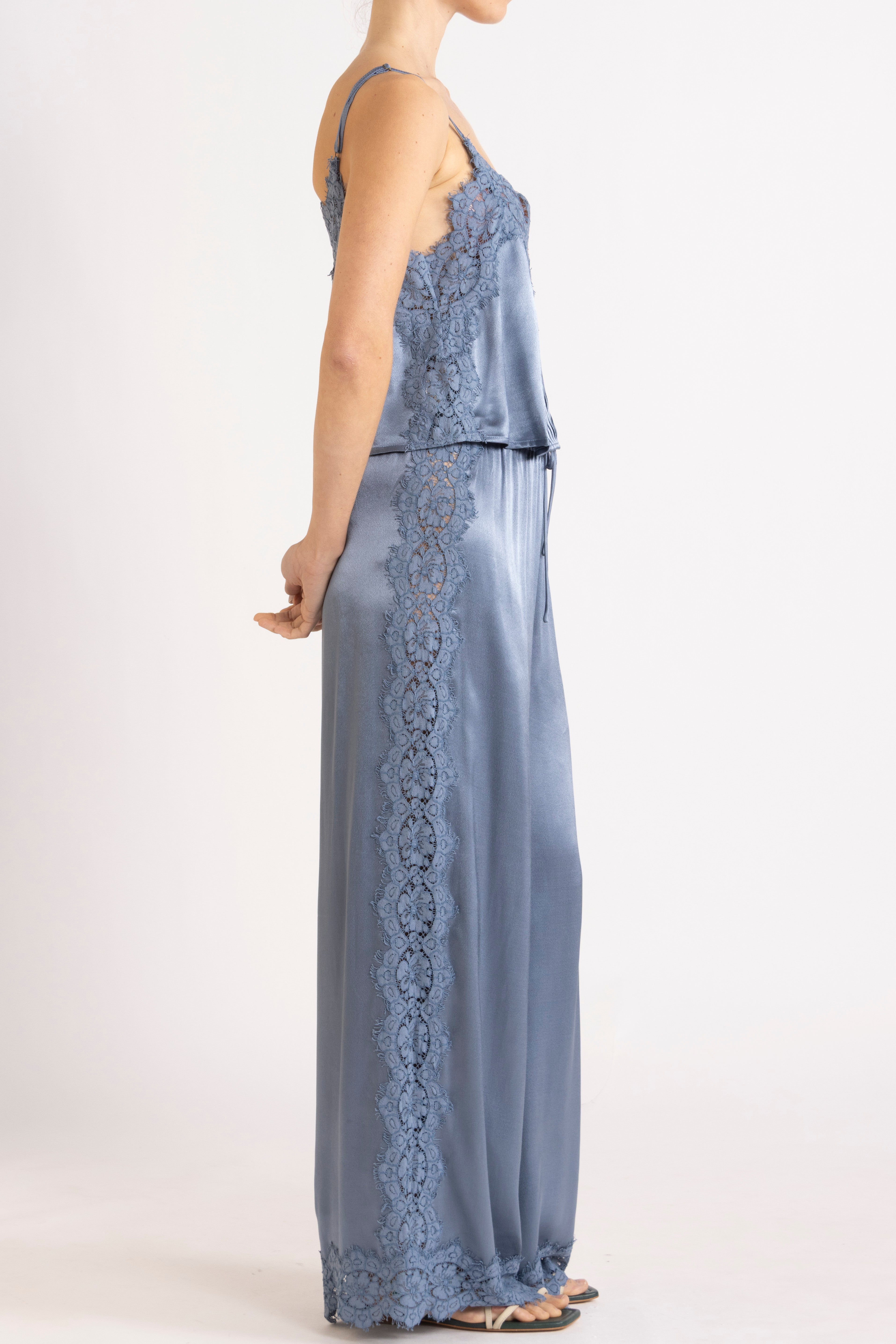 Lenny Satin Lace Cami