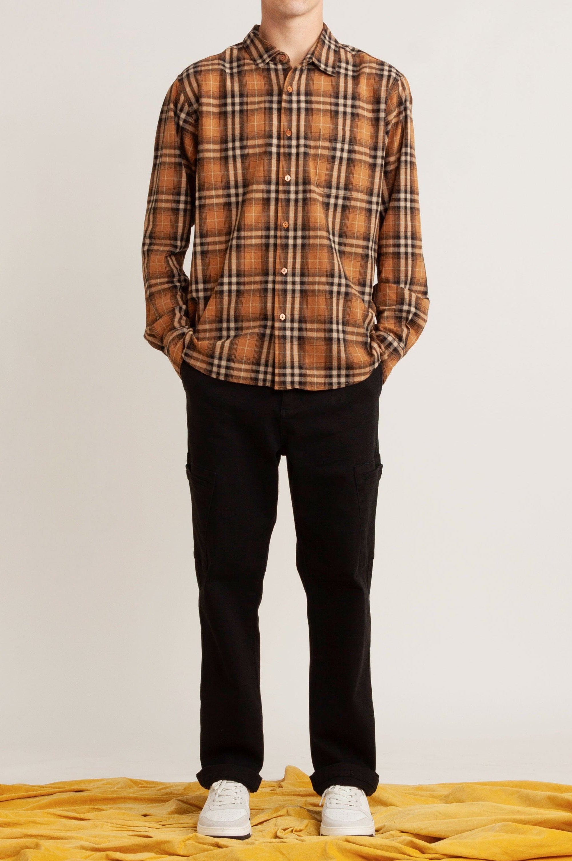 Glaston Wide-leg Cotton Pant