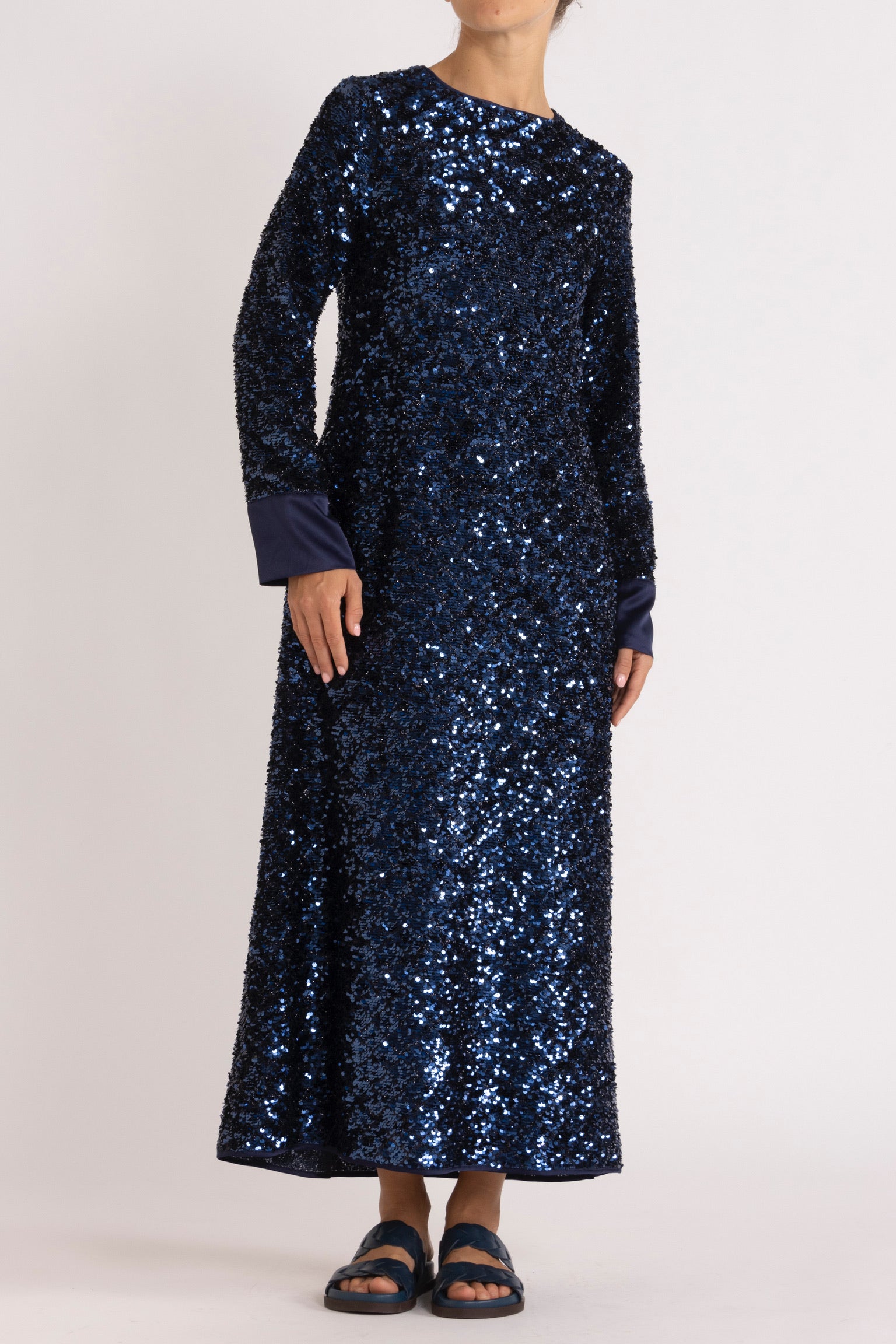 Meg Sequin Long Sleeve Dress