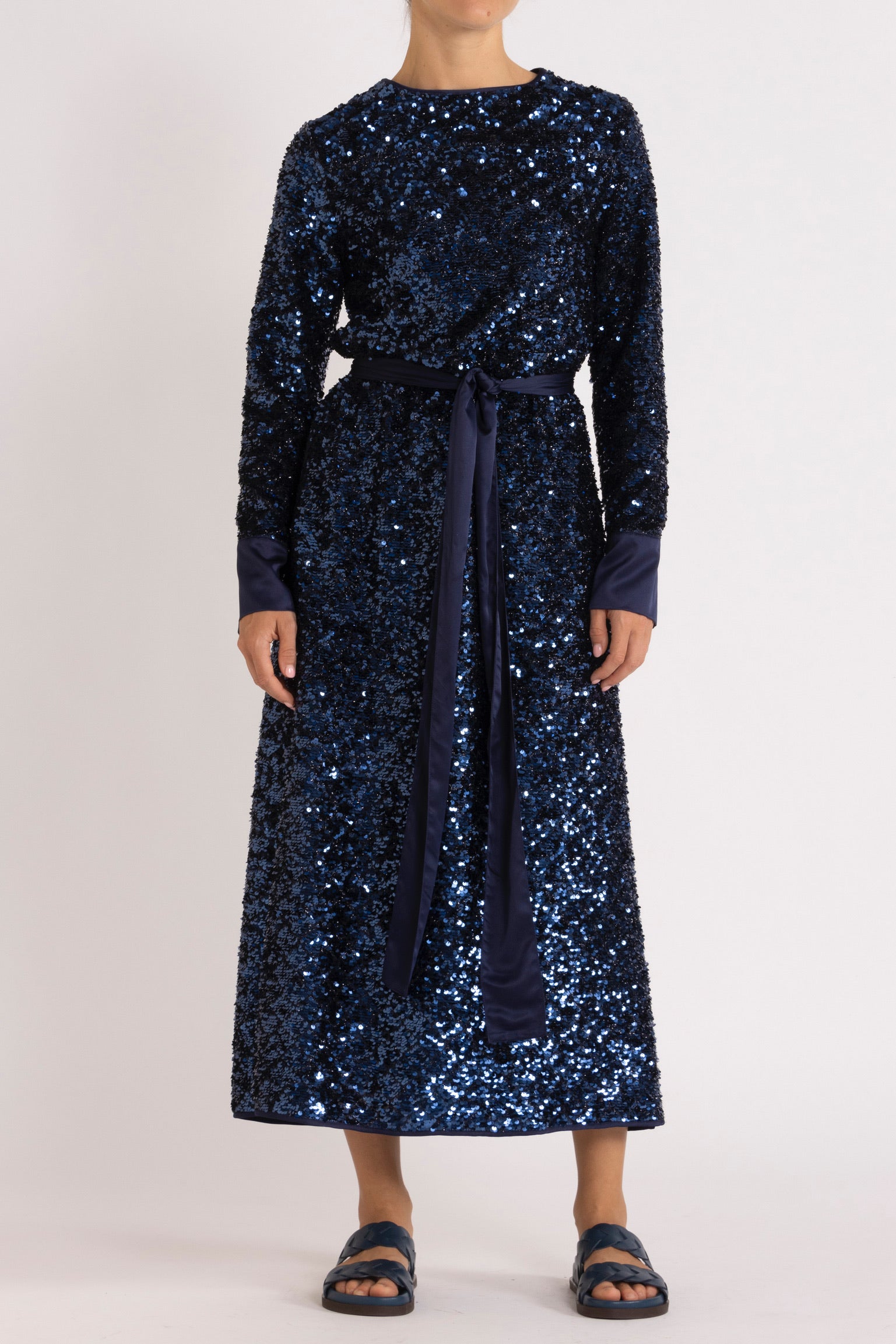 Meg Sequin Long Sleeve Dress