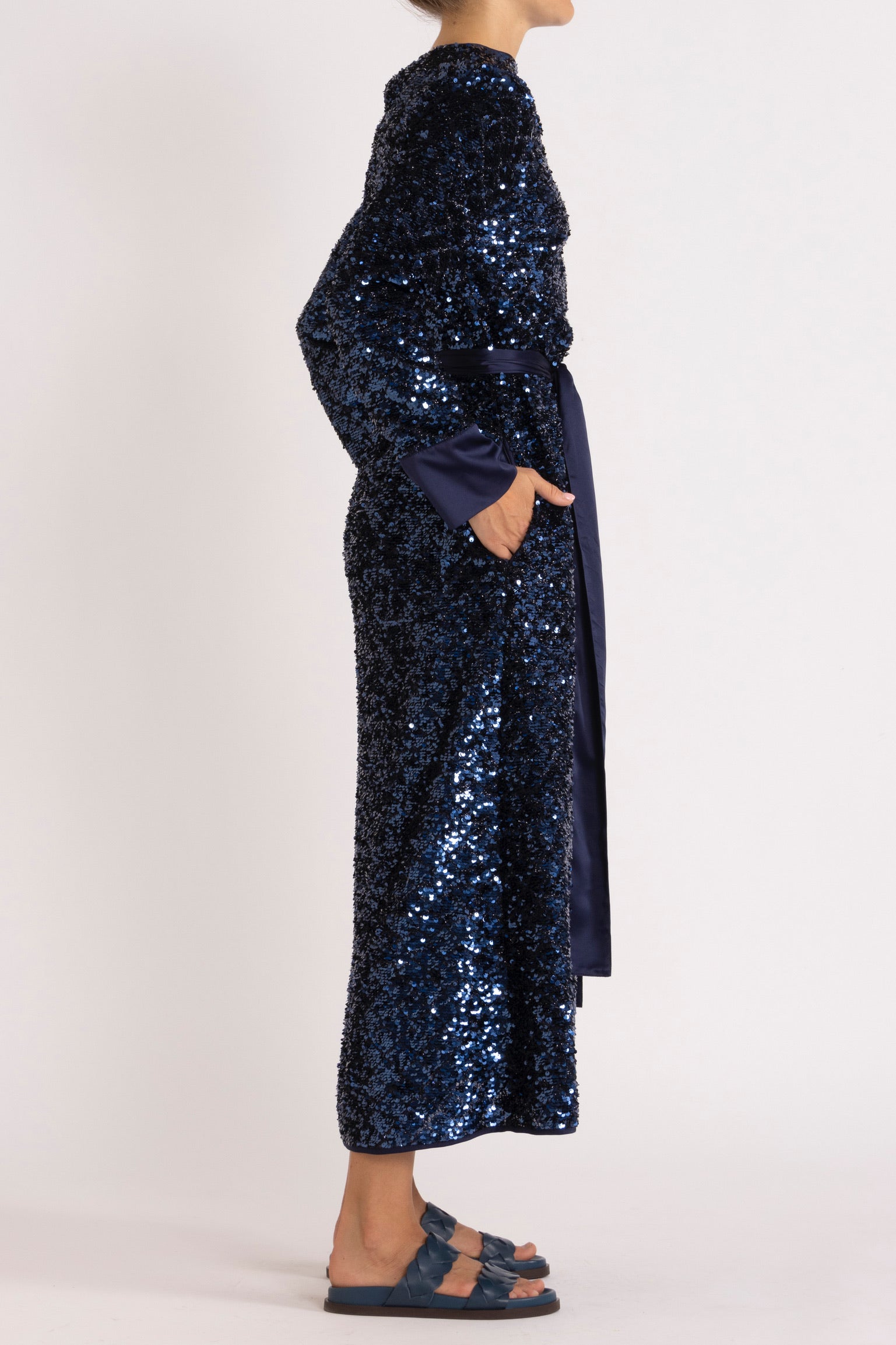 Meg Sequin Long Sleeve Dress