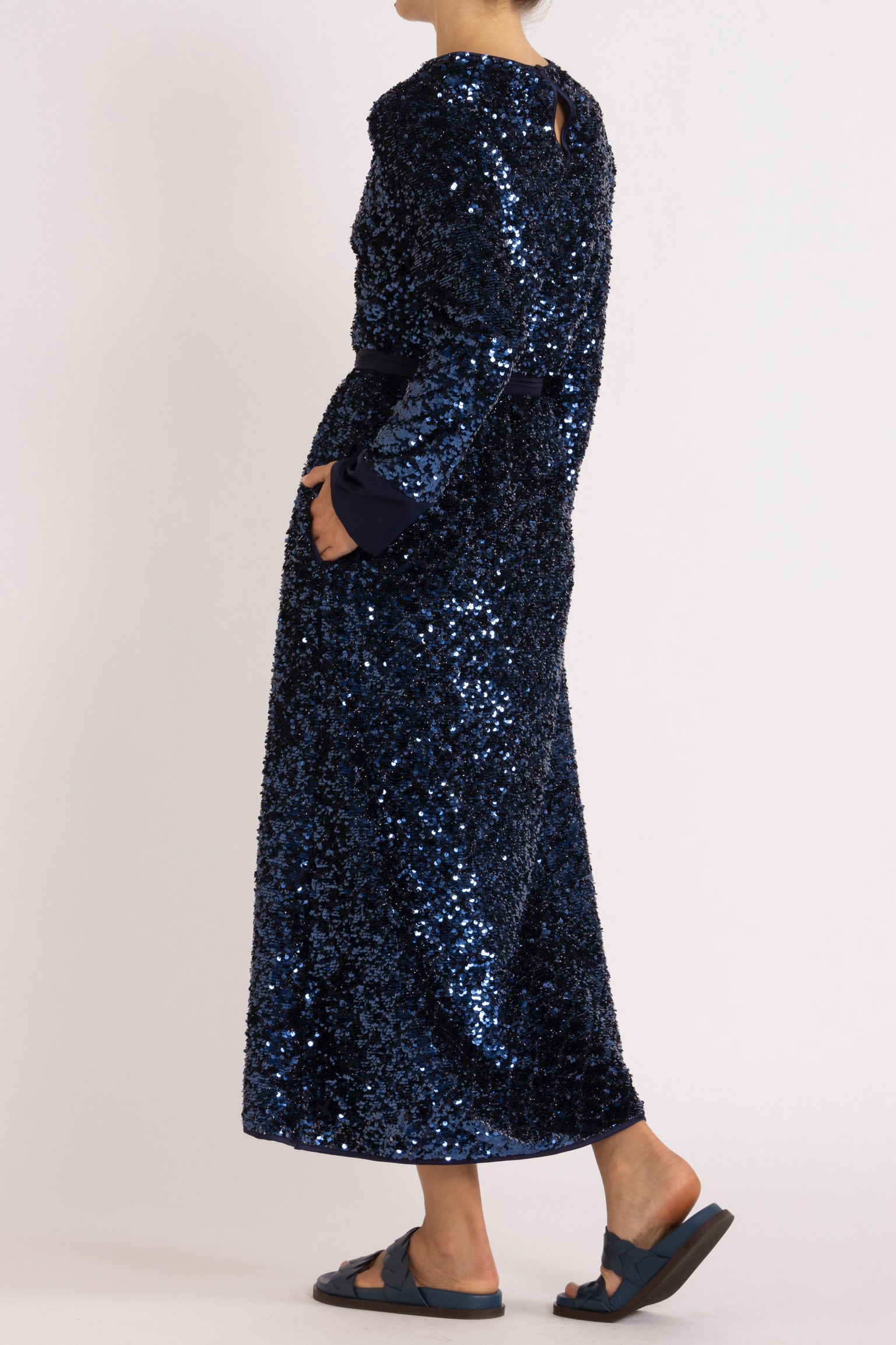 Meg Sequin Long Sleeve Dress