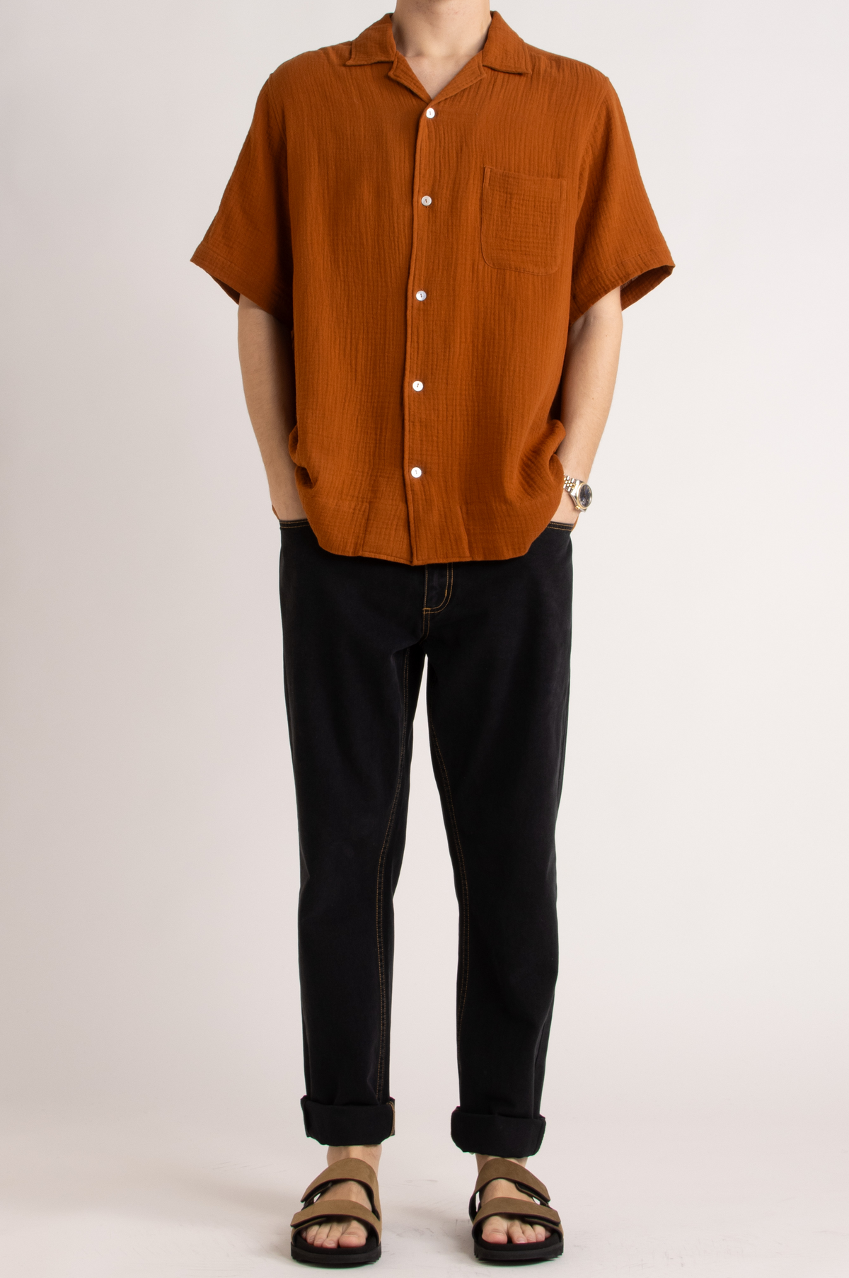 Nolan Textured Short Sleeve Shirt