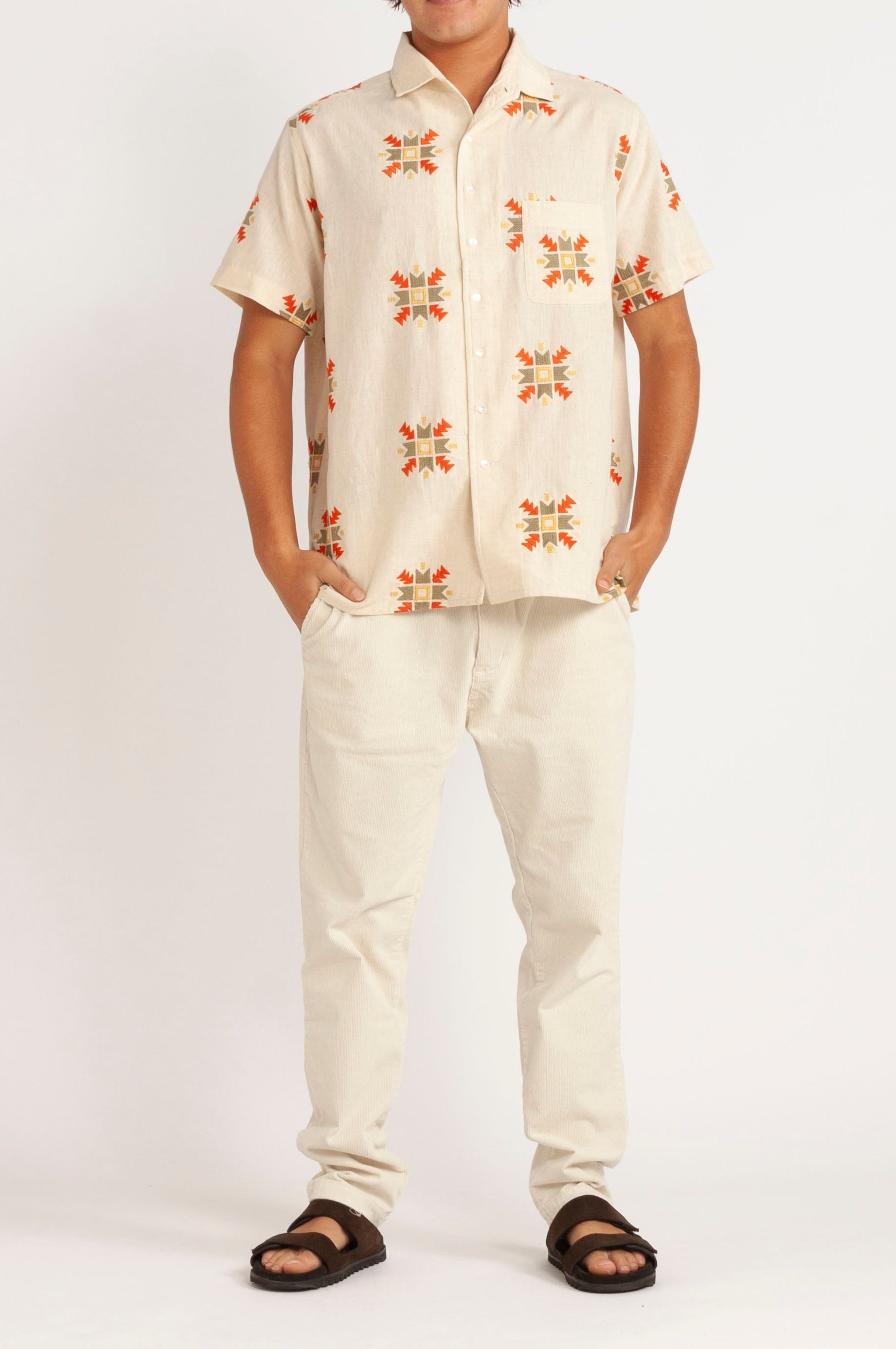 Richie Embroidered Short Sleeve Shirt