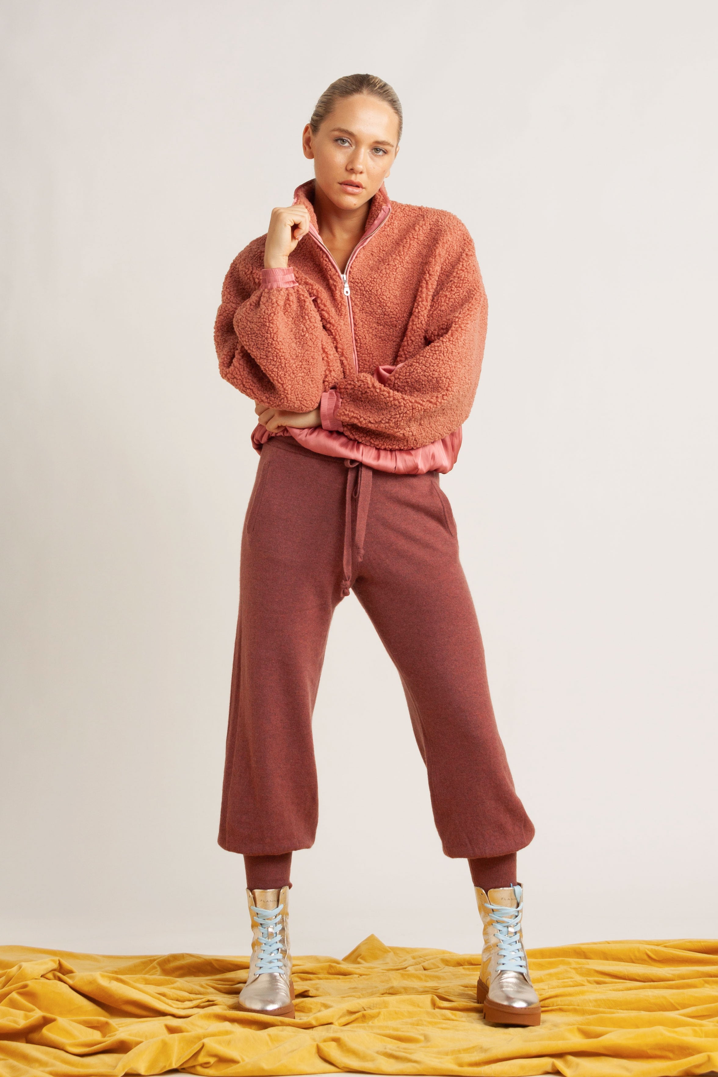 Fallon Leather Combat Boot