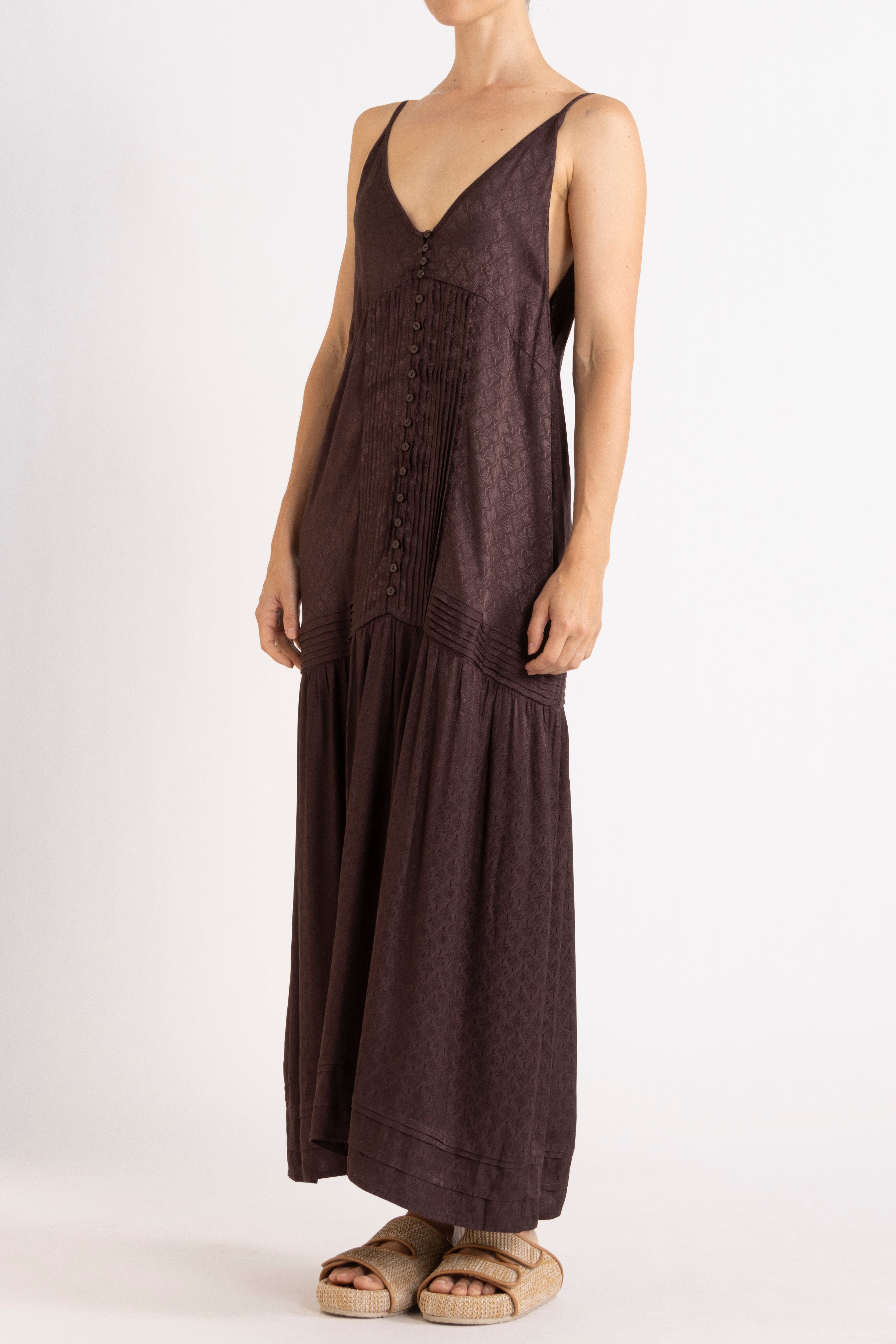 Sierra Jacquard Cami Dress