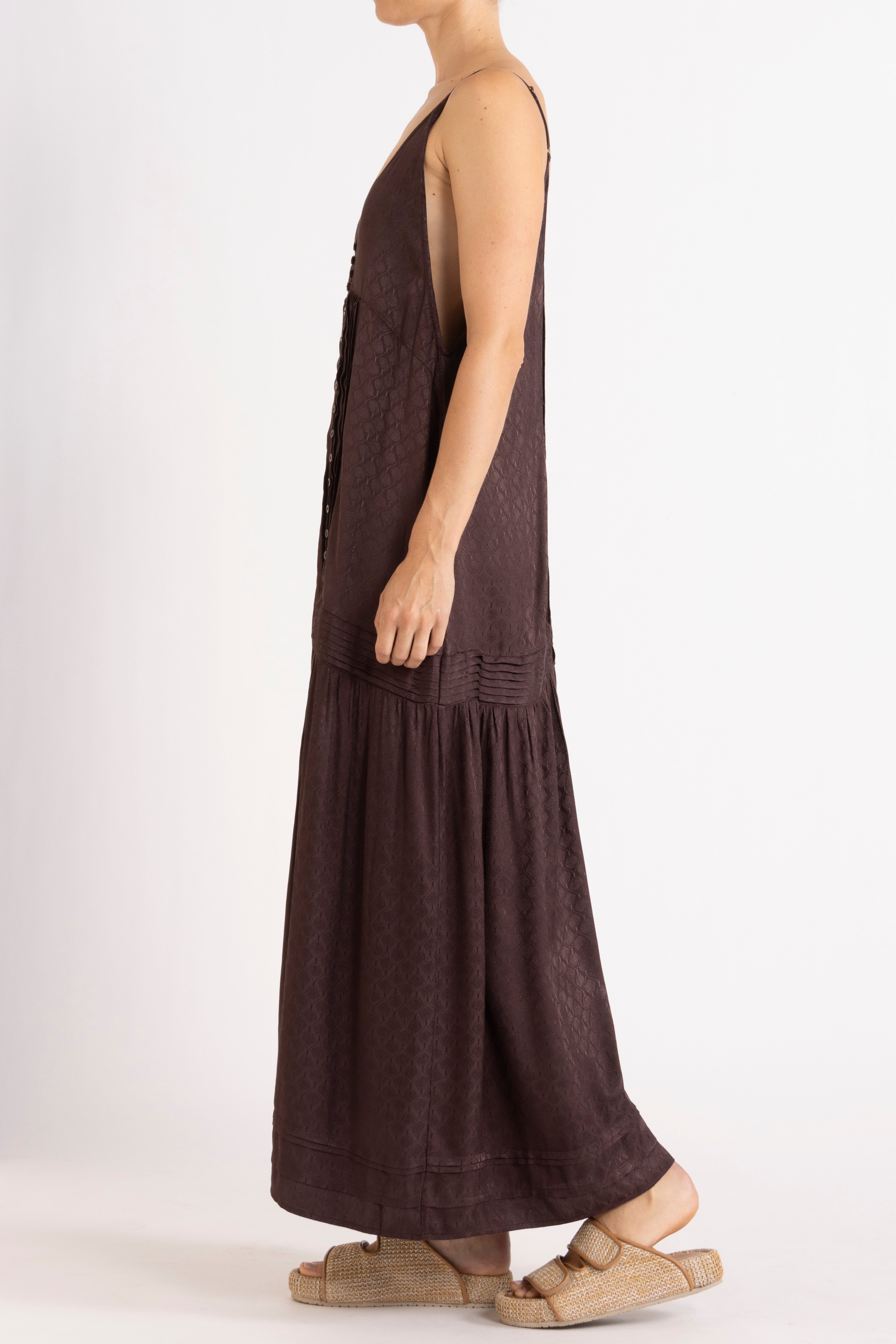 Sierra Jacquard Cami Dress