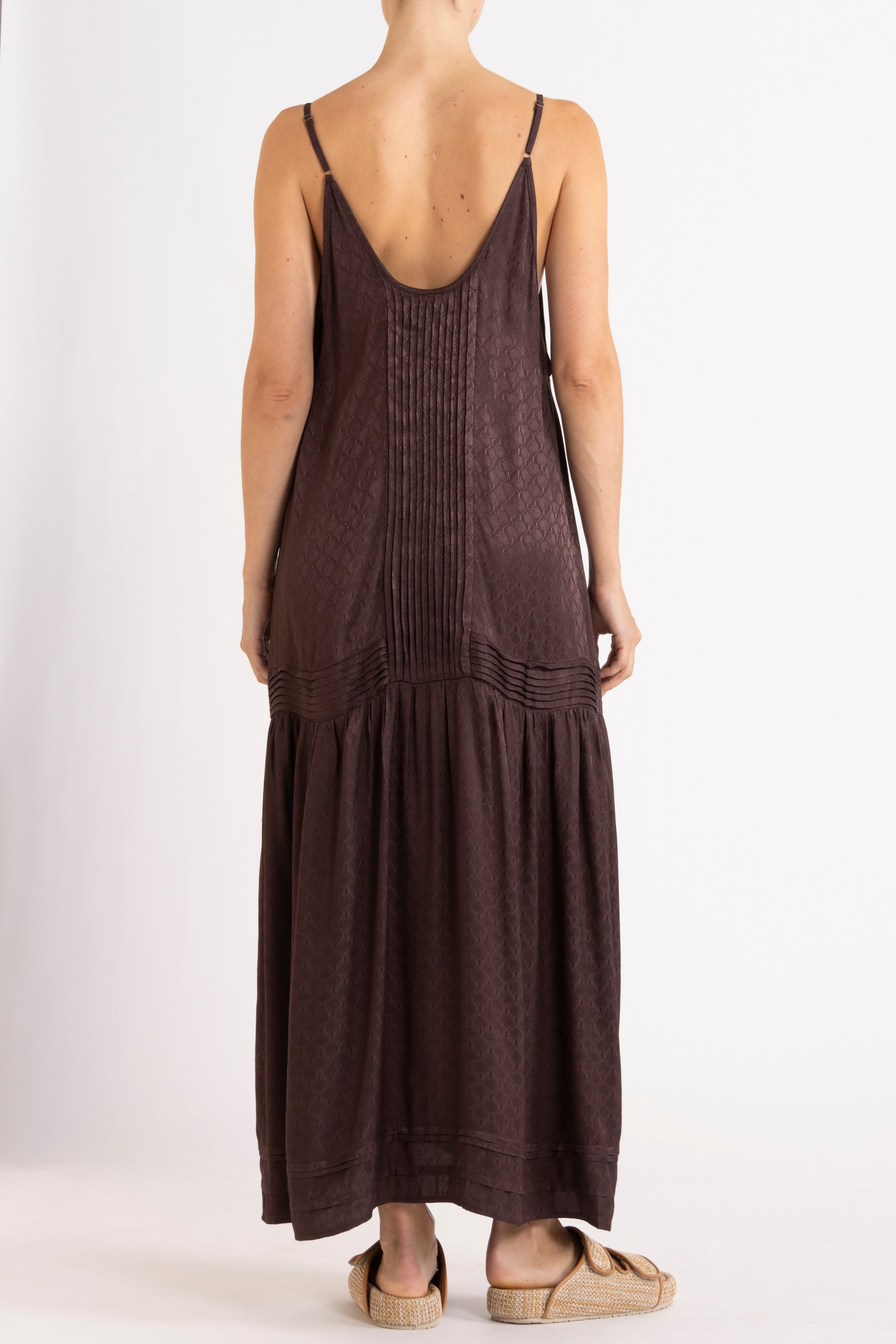 Sierra Jacquard Cami Dress