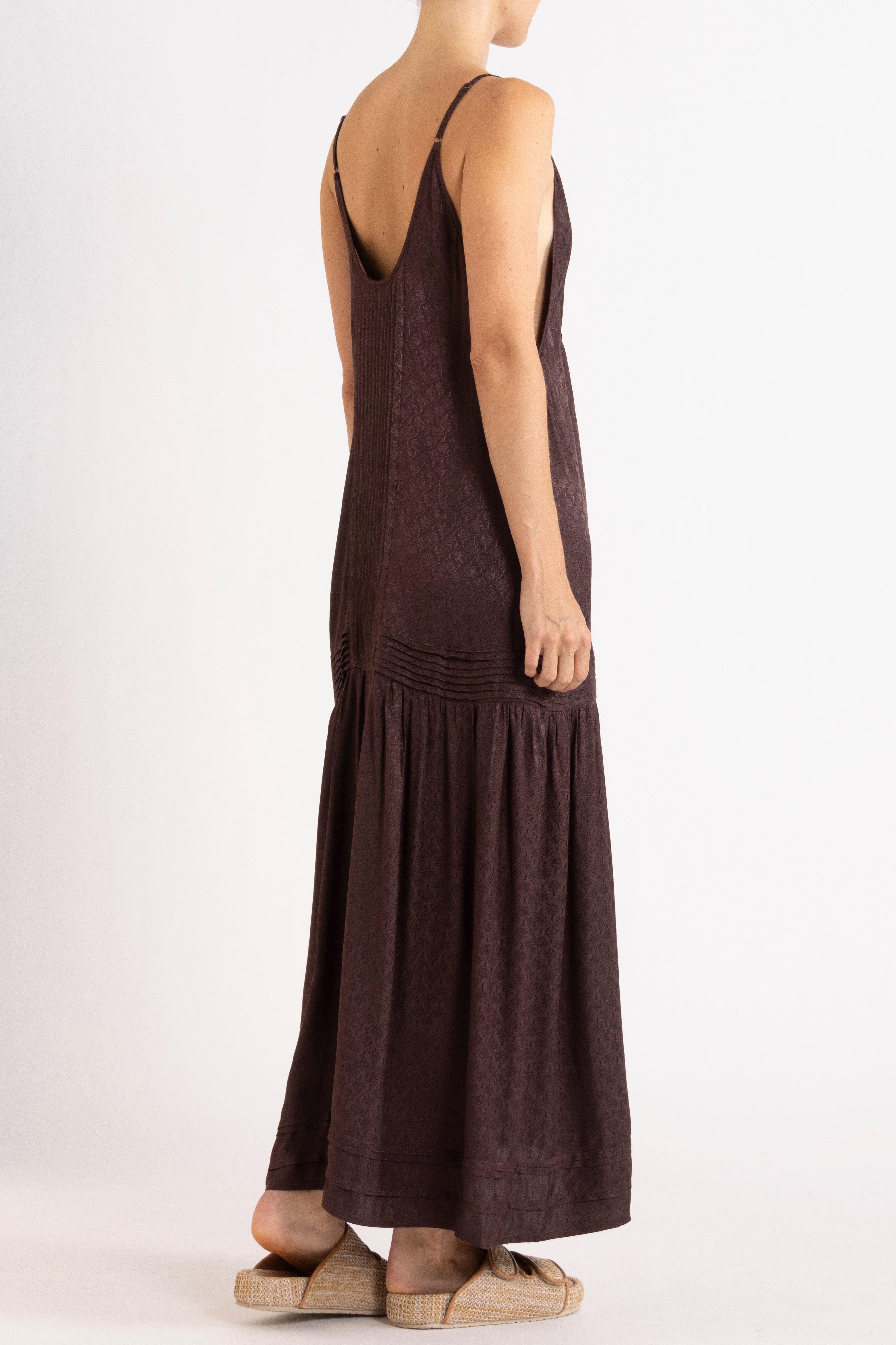 Sierra Jacquard Cami Dress