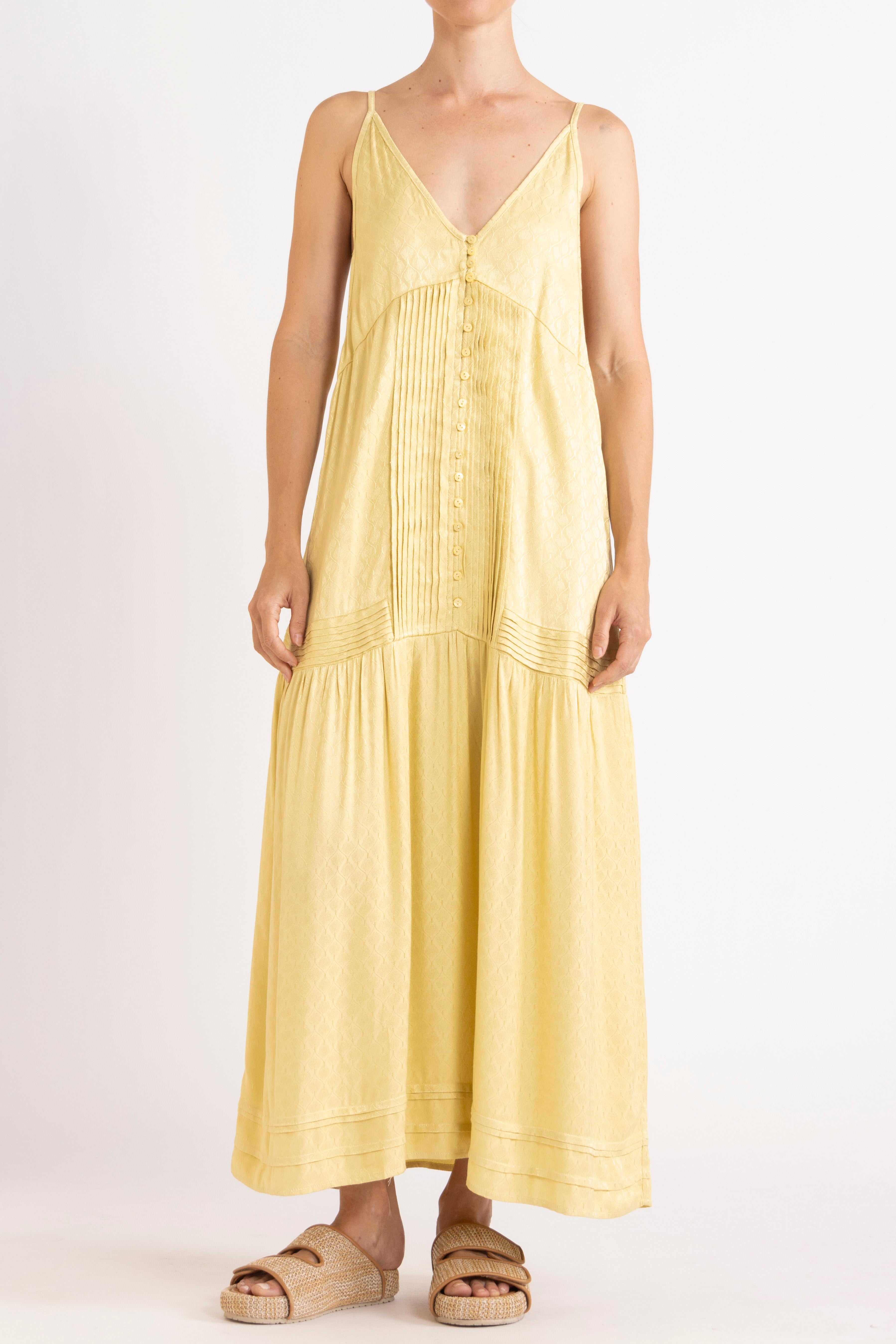 Sierra Jacquard Cami Dress