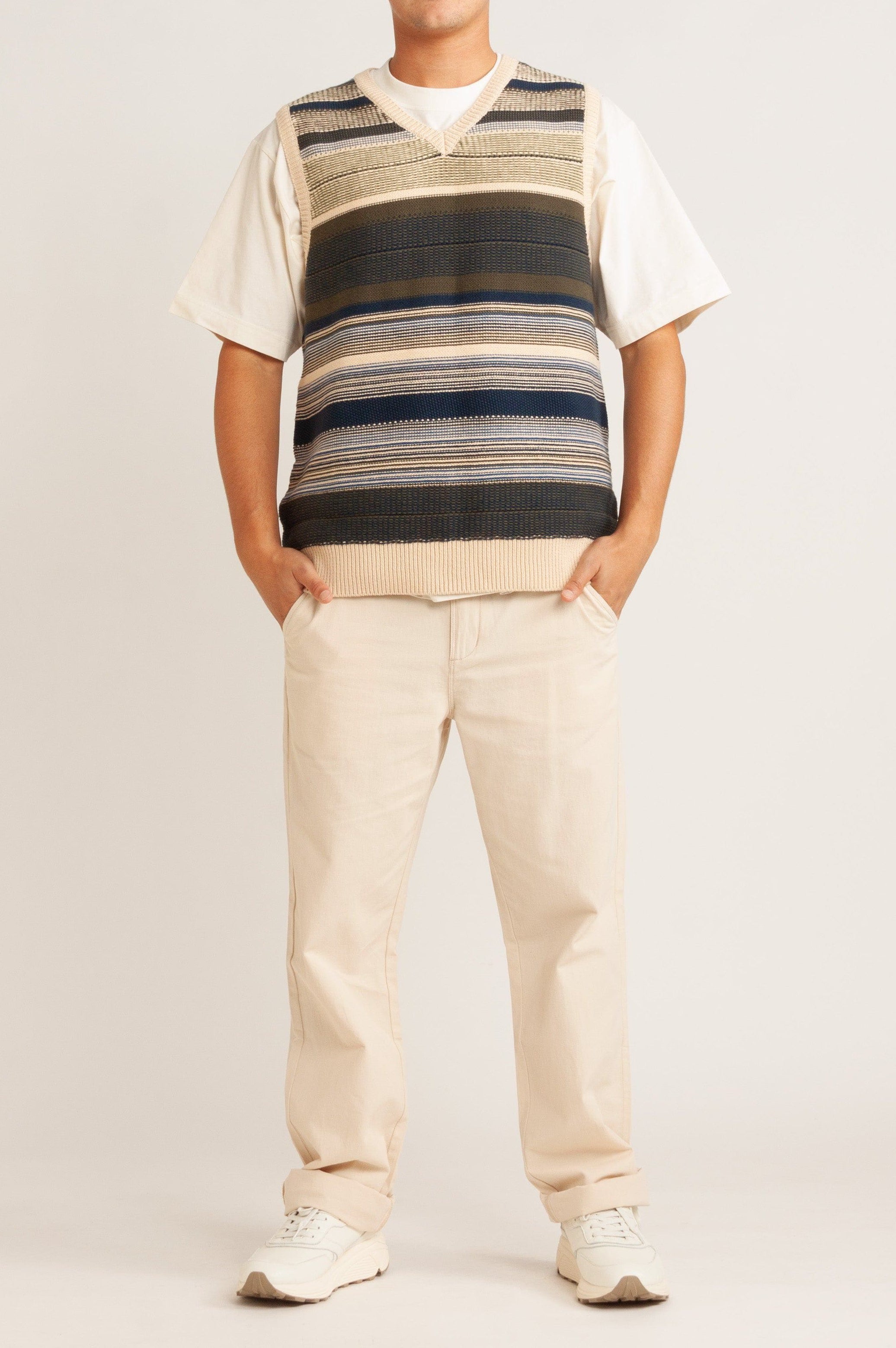 Wyatt Vintage Inspired Cotton Vest