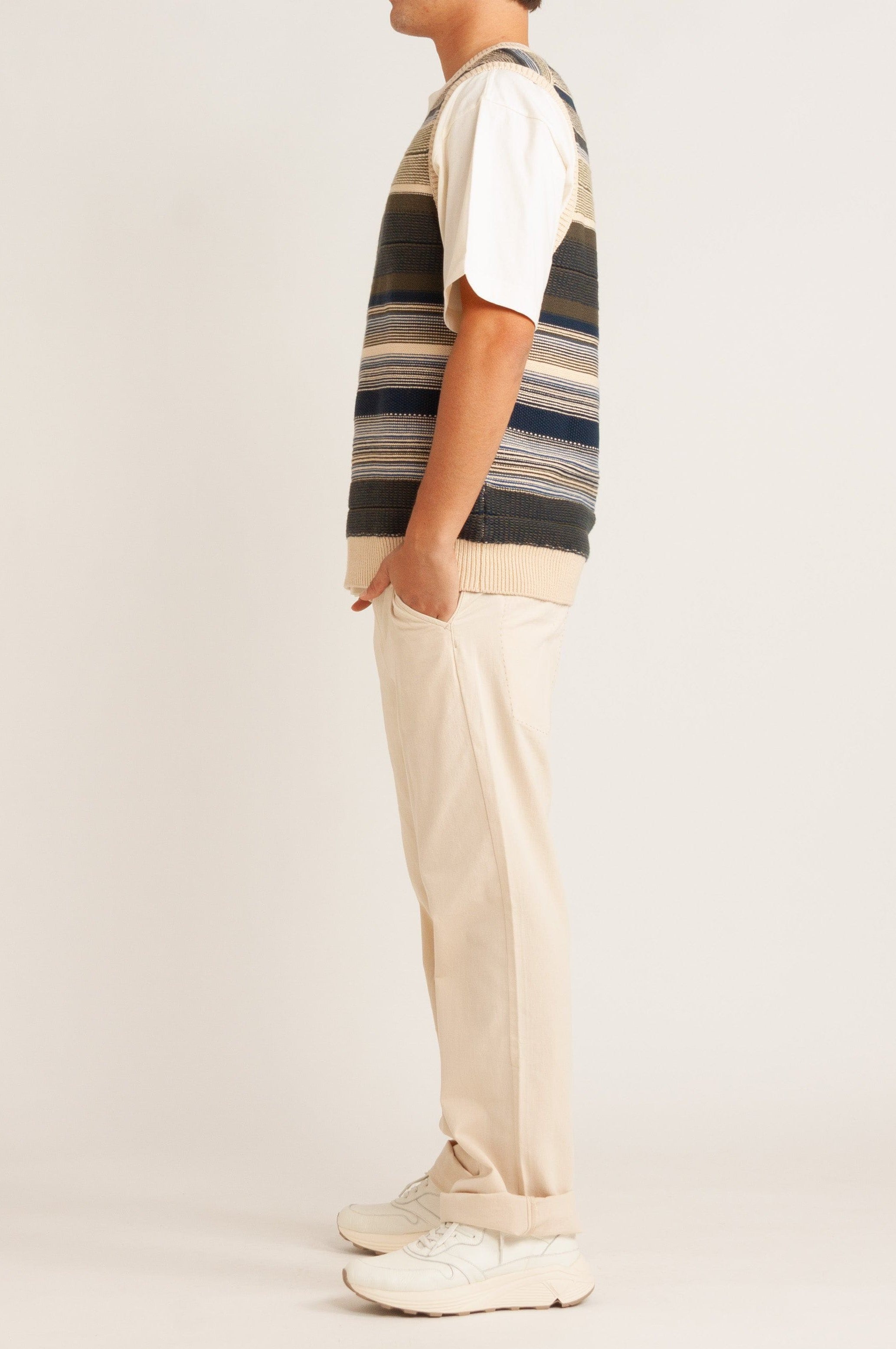 Wyatt Vintage Inspired Cotton Vest