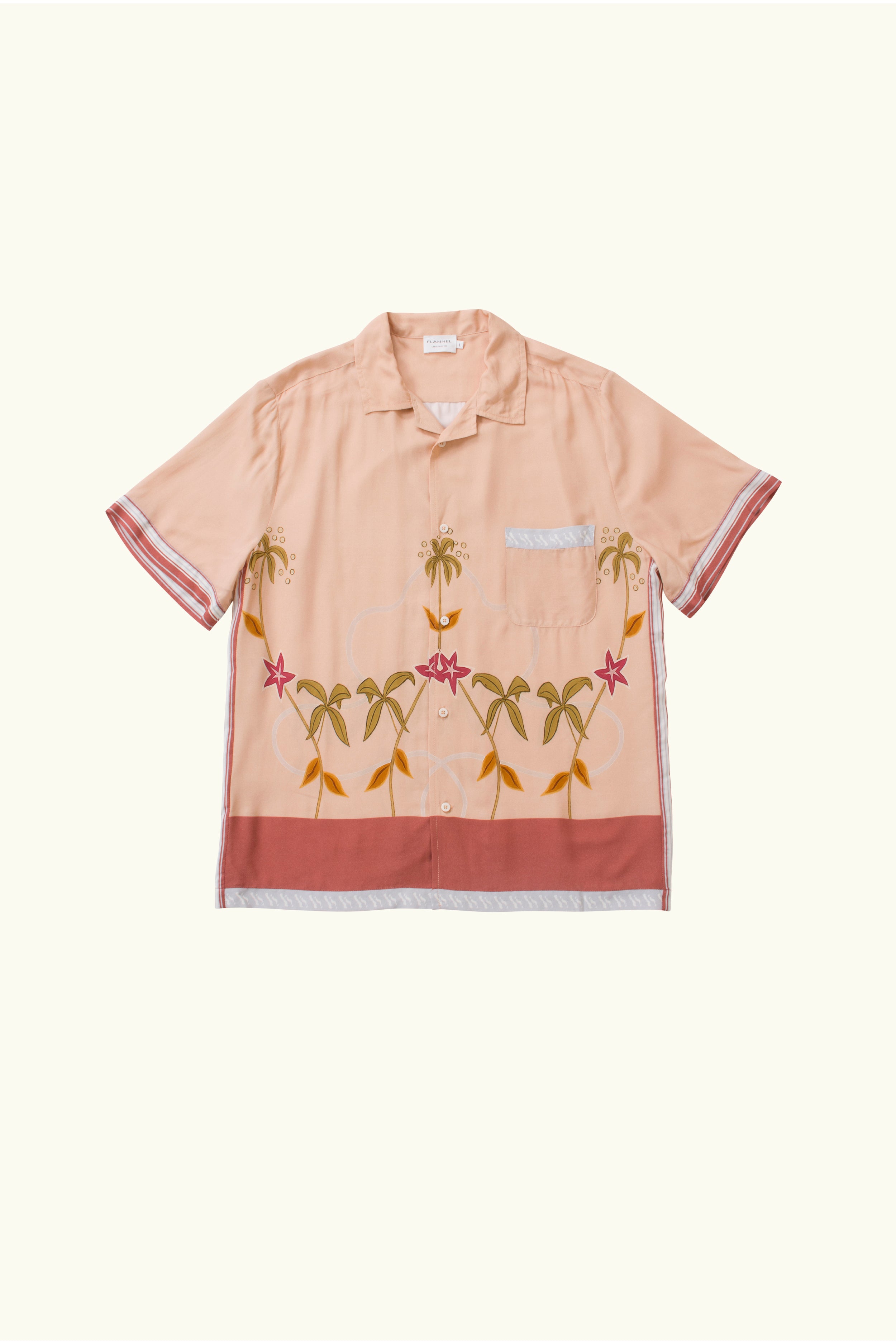 Maple Print Short Sleeve Shirt