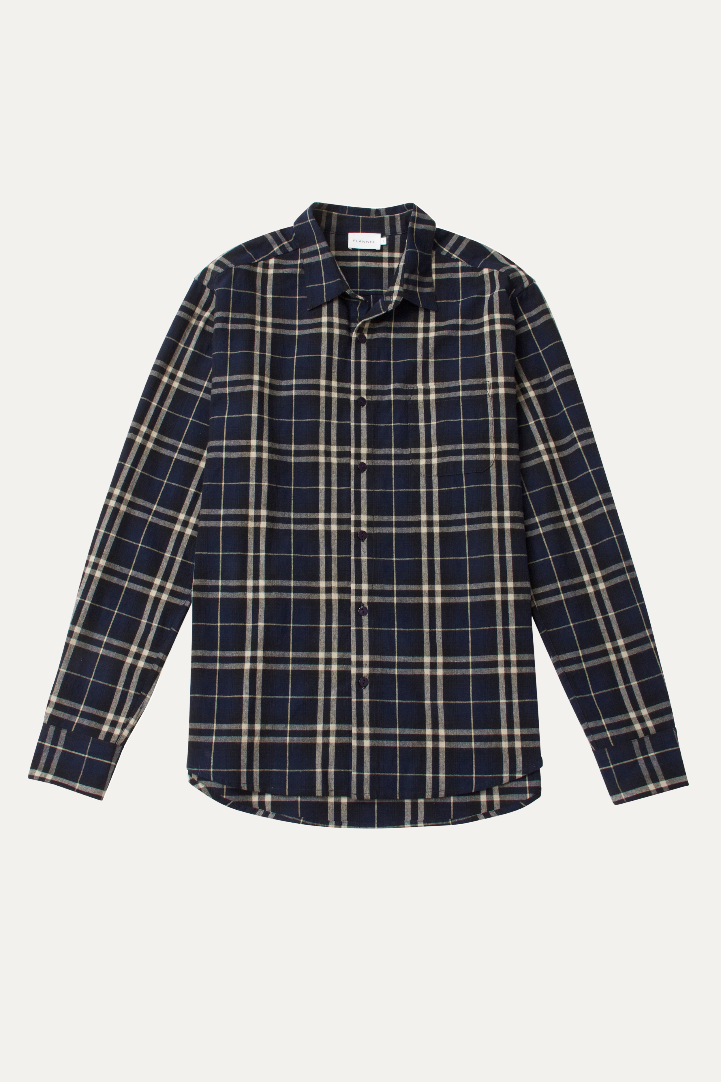 Anchor Navy Check Cotton Shirt