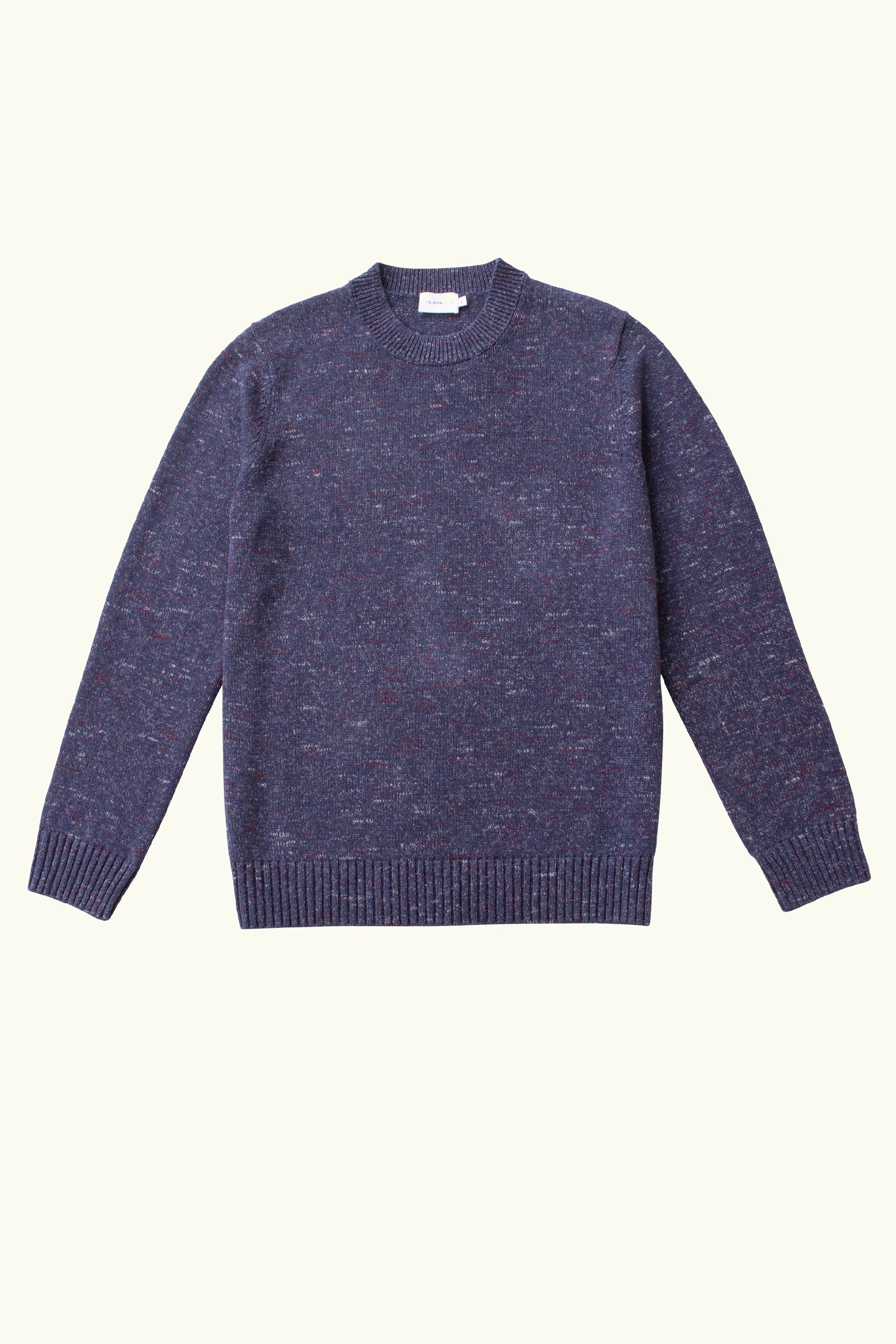 Milton Hemp-Cotton Knit Crew Sweater