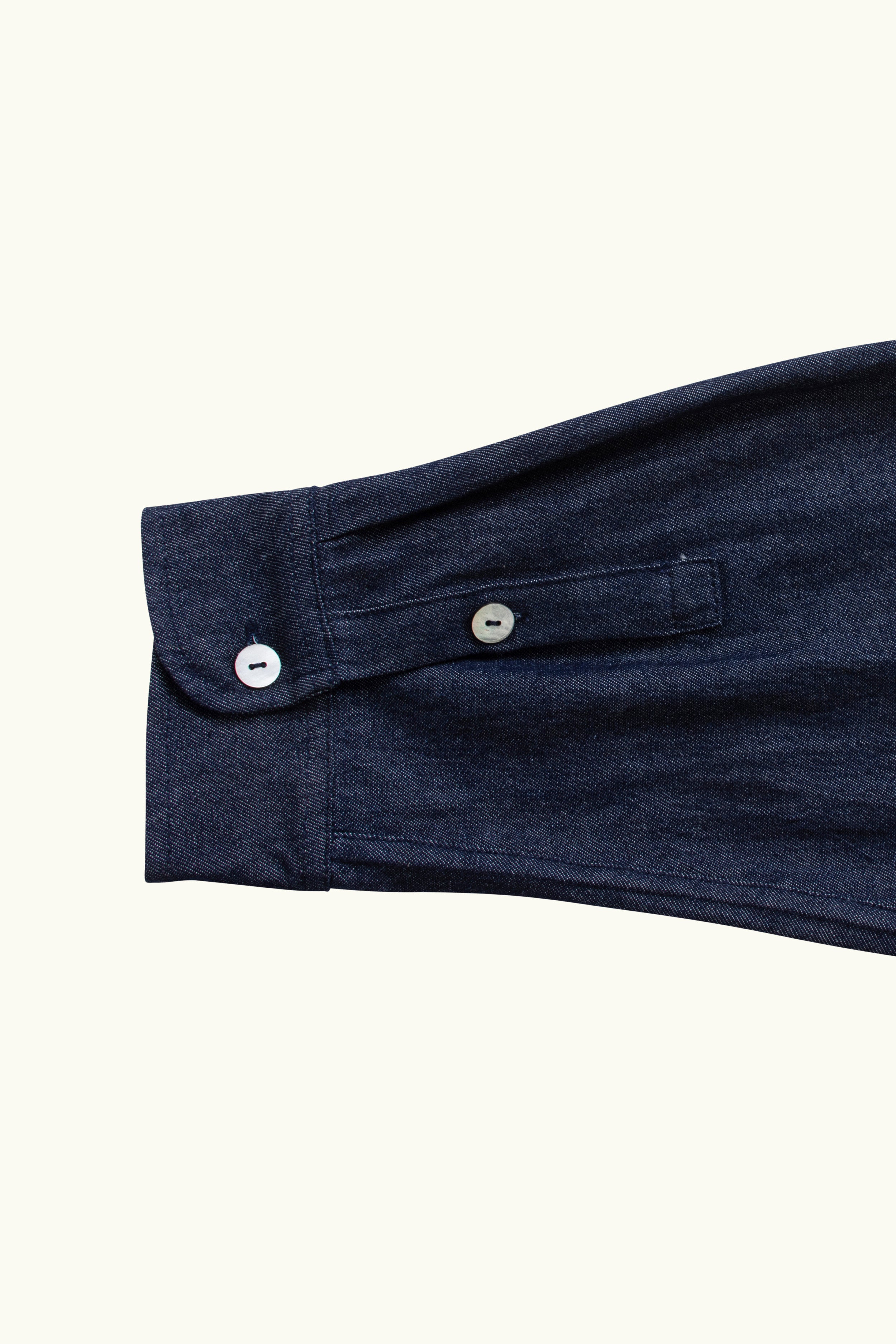Odin Indigo Denim Long Sleeve Shirt