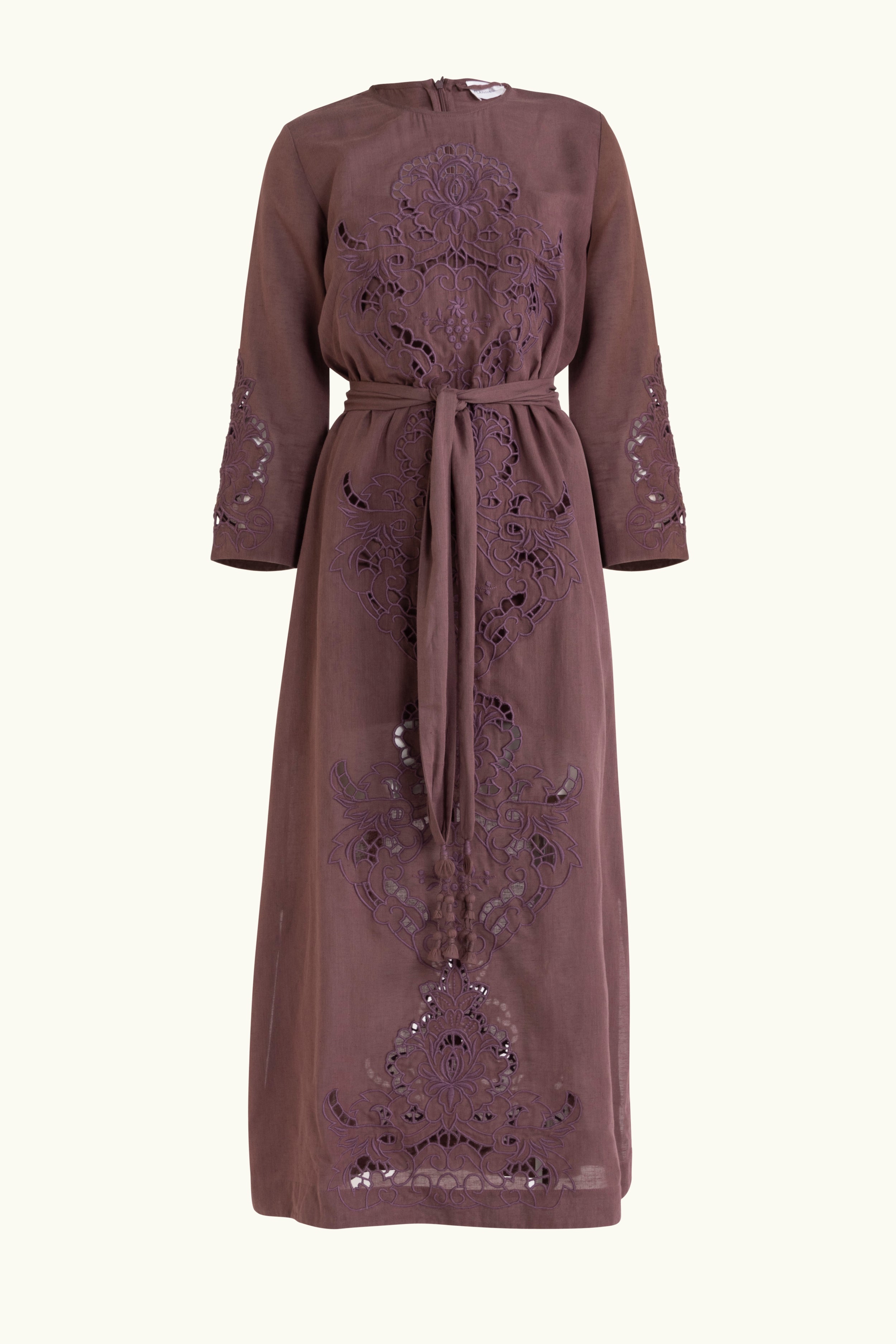 Pascal Embroidered Cutout Tunic Dress