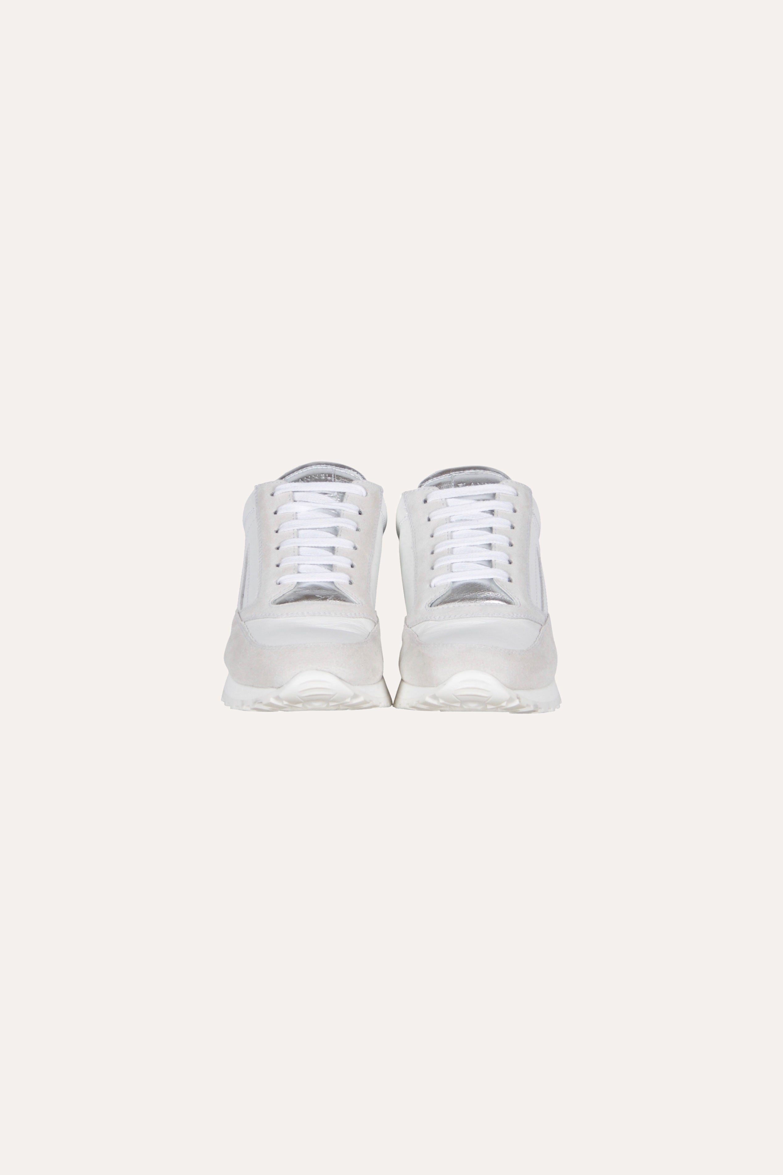 FLANNEL White Leather Sneaker
