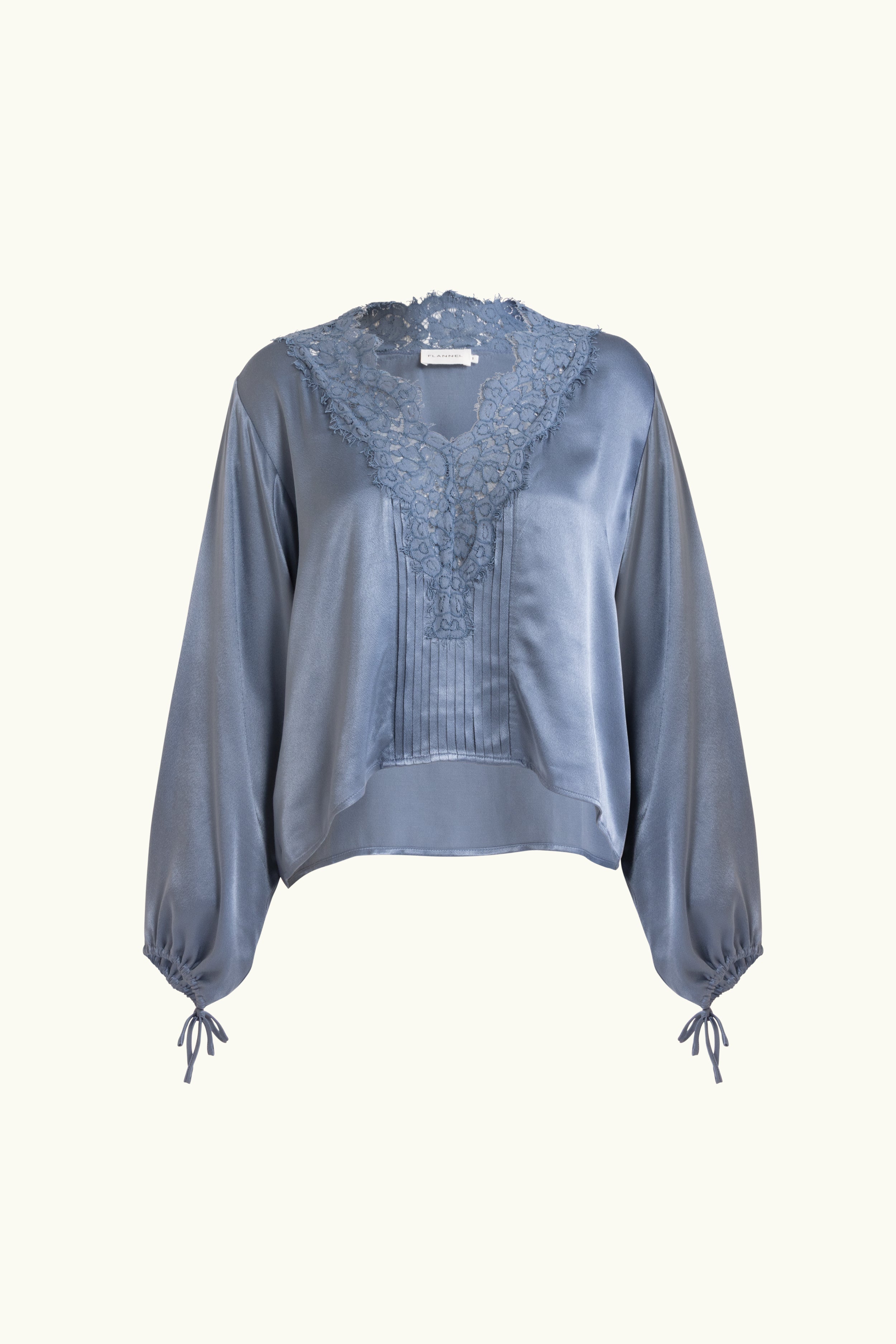 トップス Fionna Lace Blouse Lenny Satin Lace Long Sleeve Top