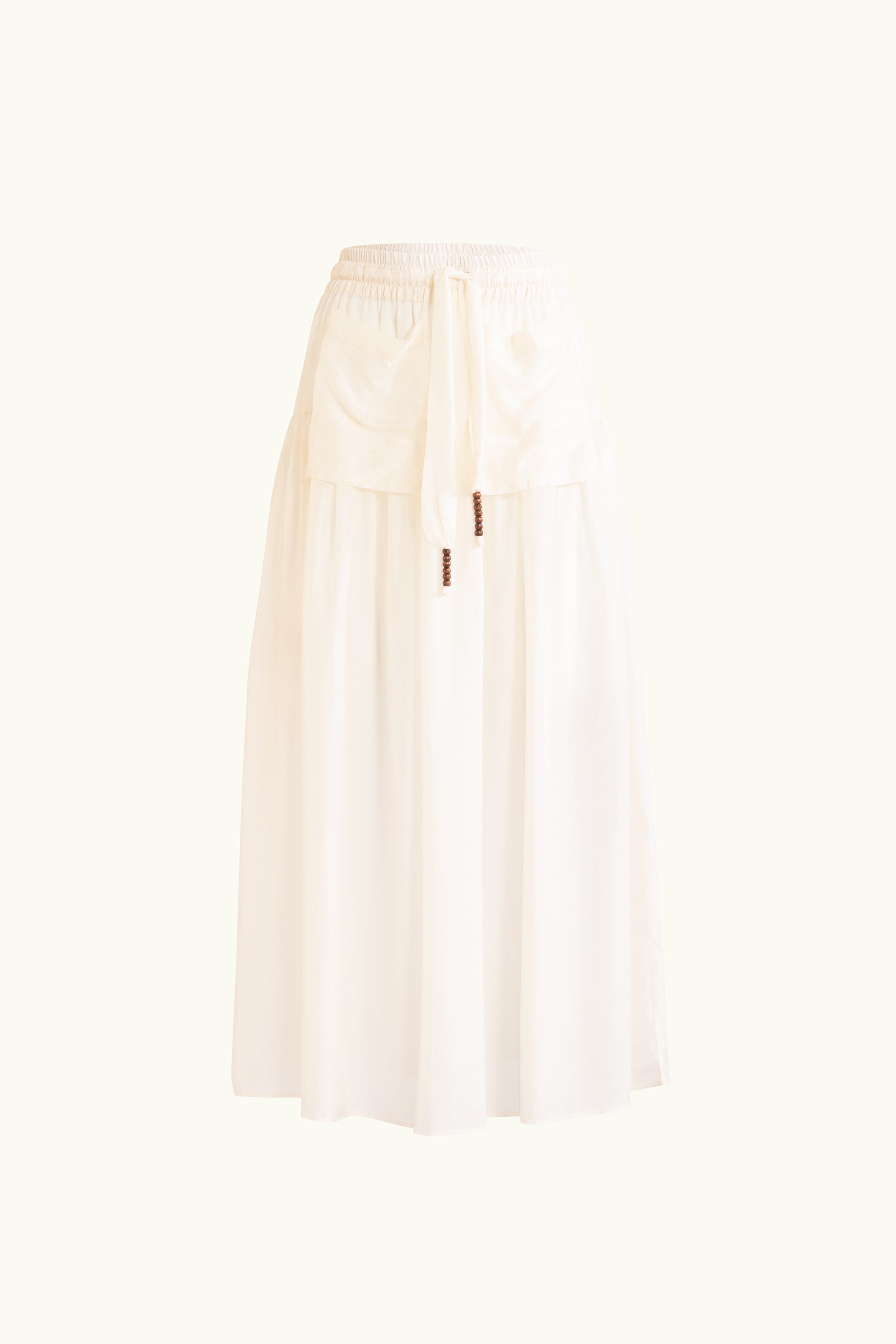 Amal Silk Habotai Skirt