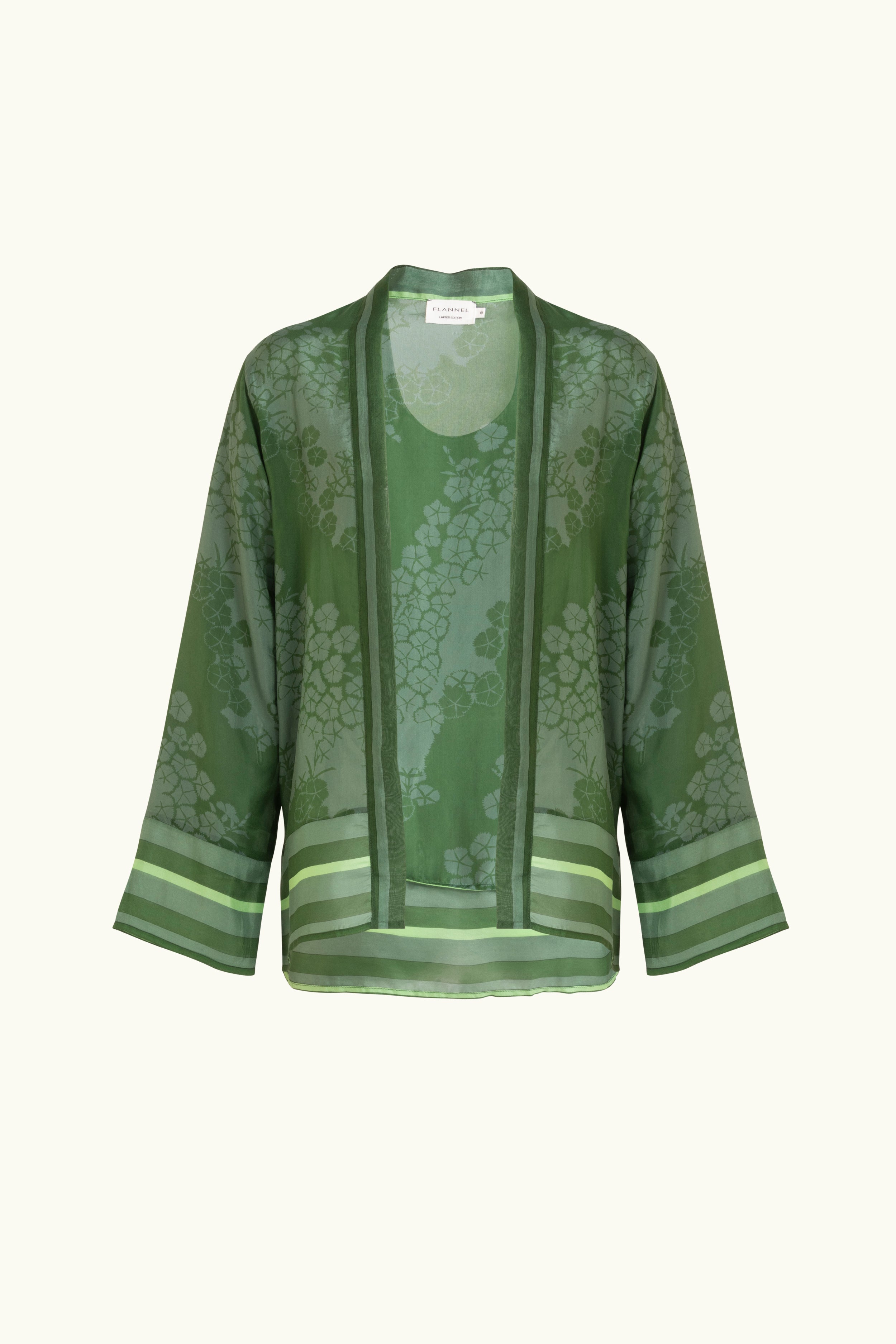 Arden Printed Silk Jacket