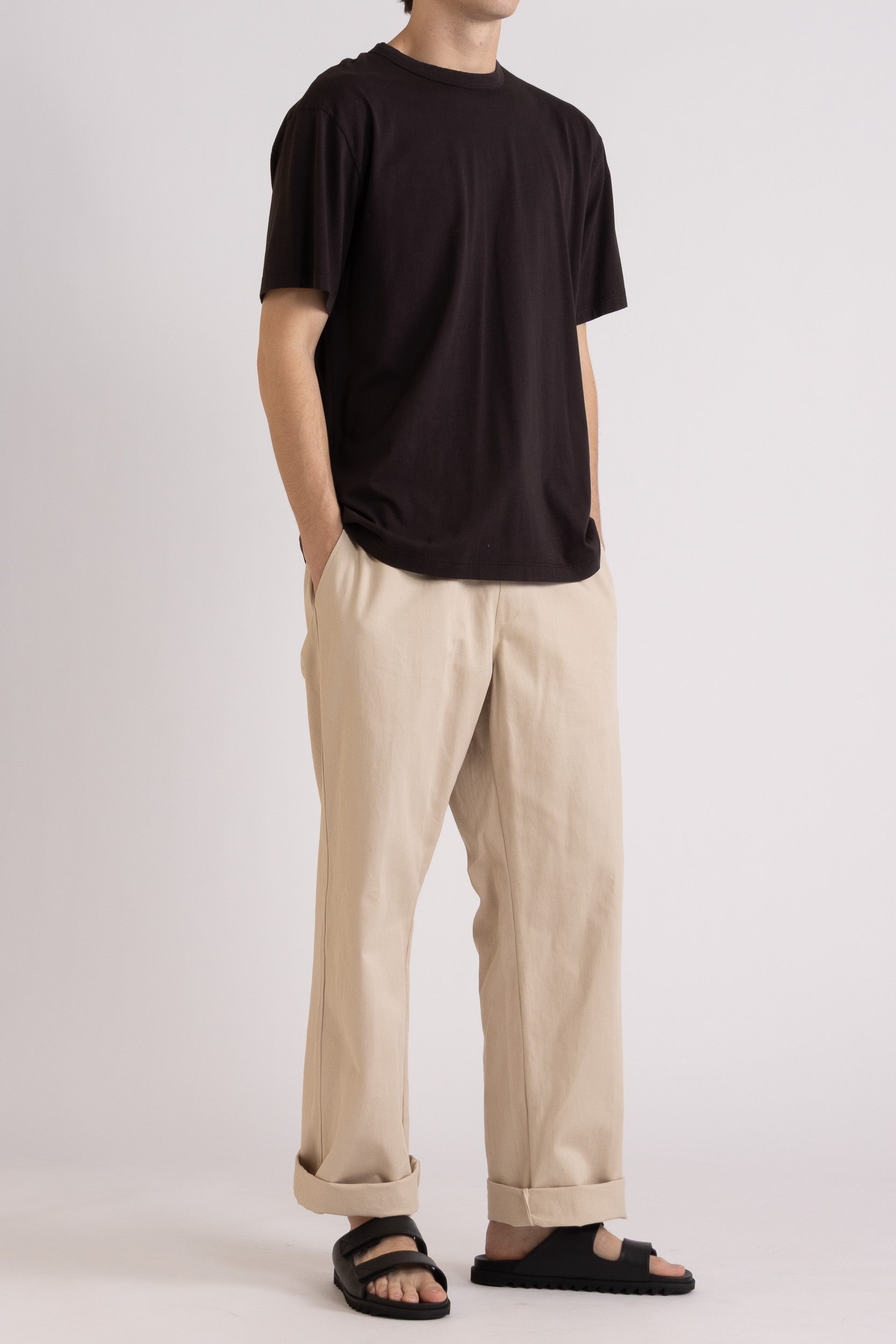 Braxton Cotton Straight Leg Pant