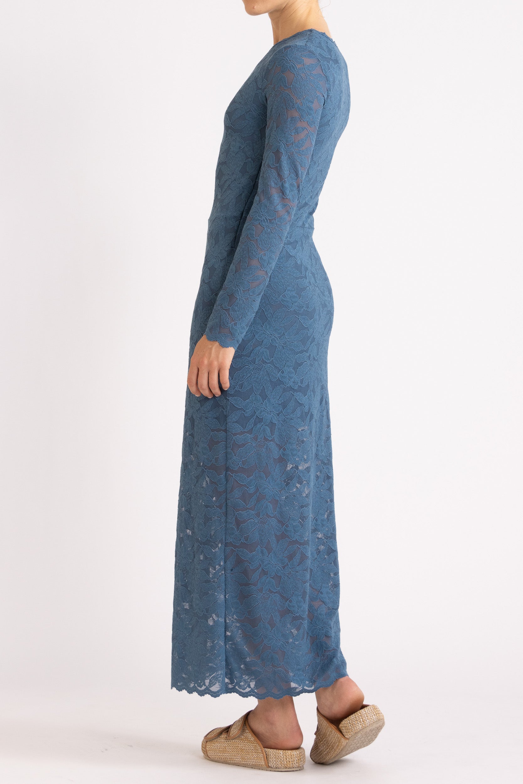 Erika Lace Long Sleeve Dress