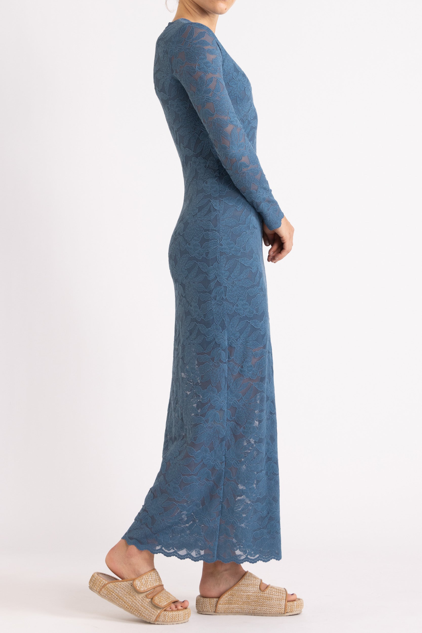 Erika Lace Long Sleeve Dress