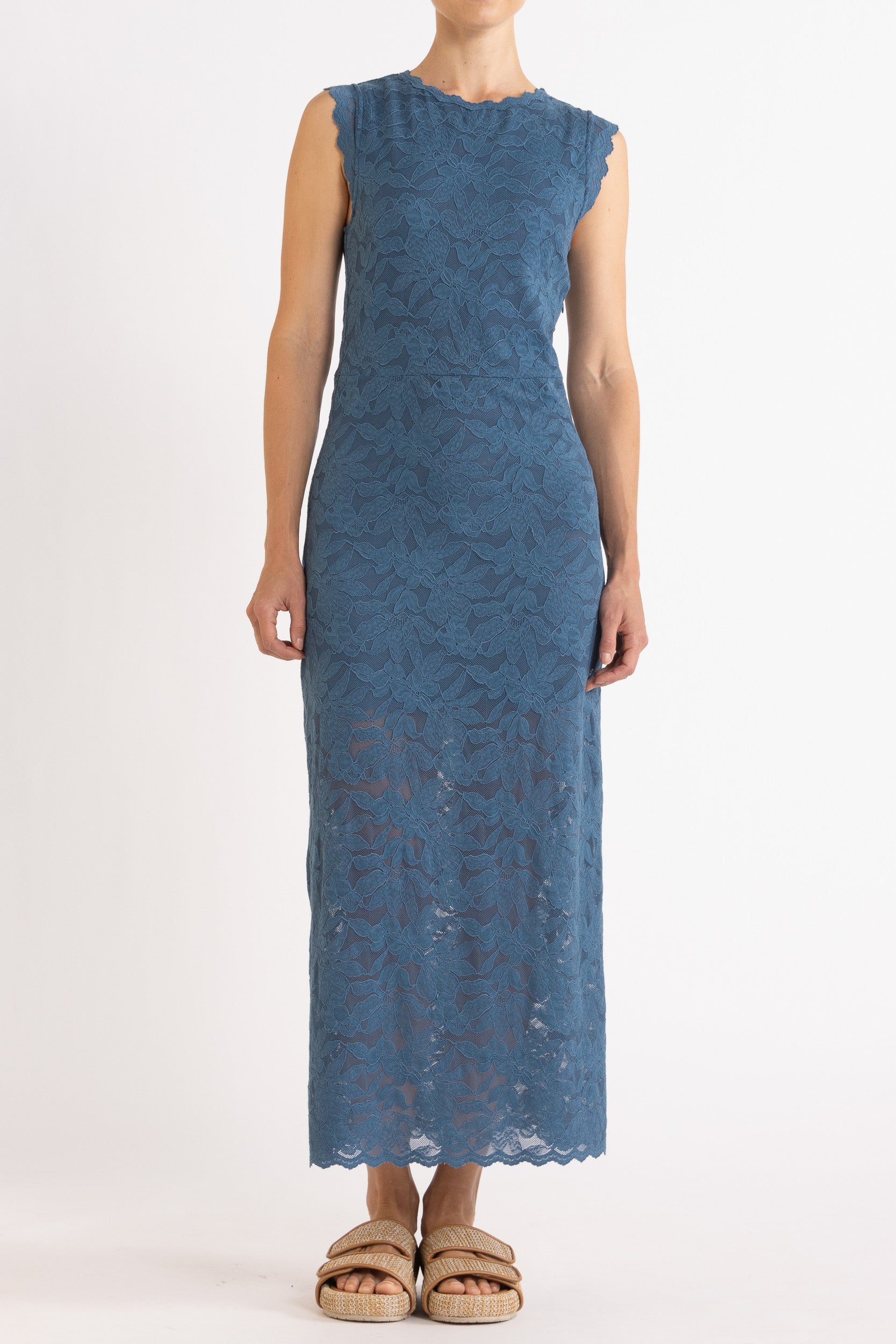 Erika Sleeveless Lace Dress