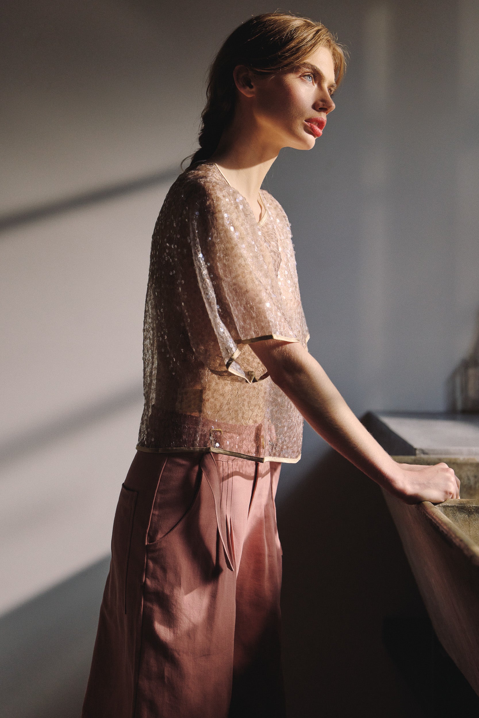 Skyler Sequin Top