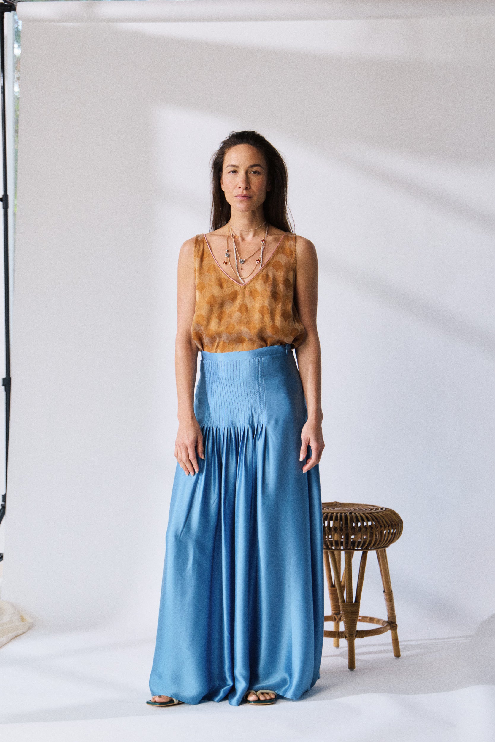 Essential Silk Maxi Skirt